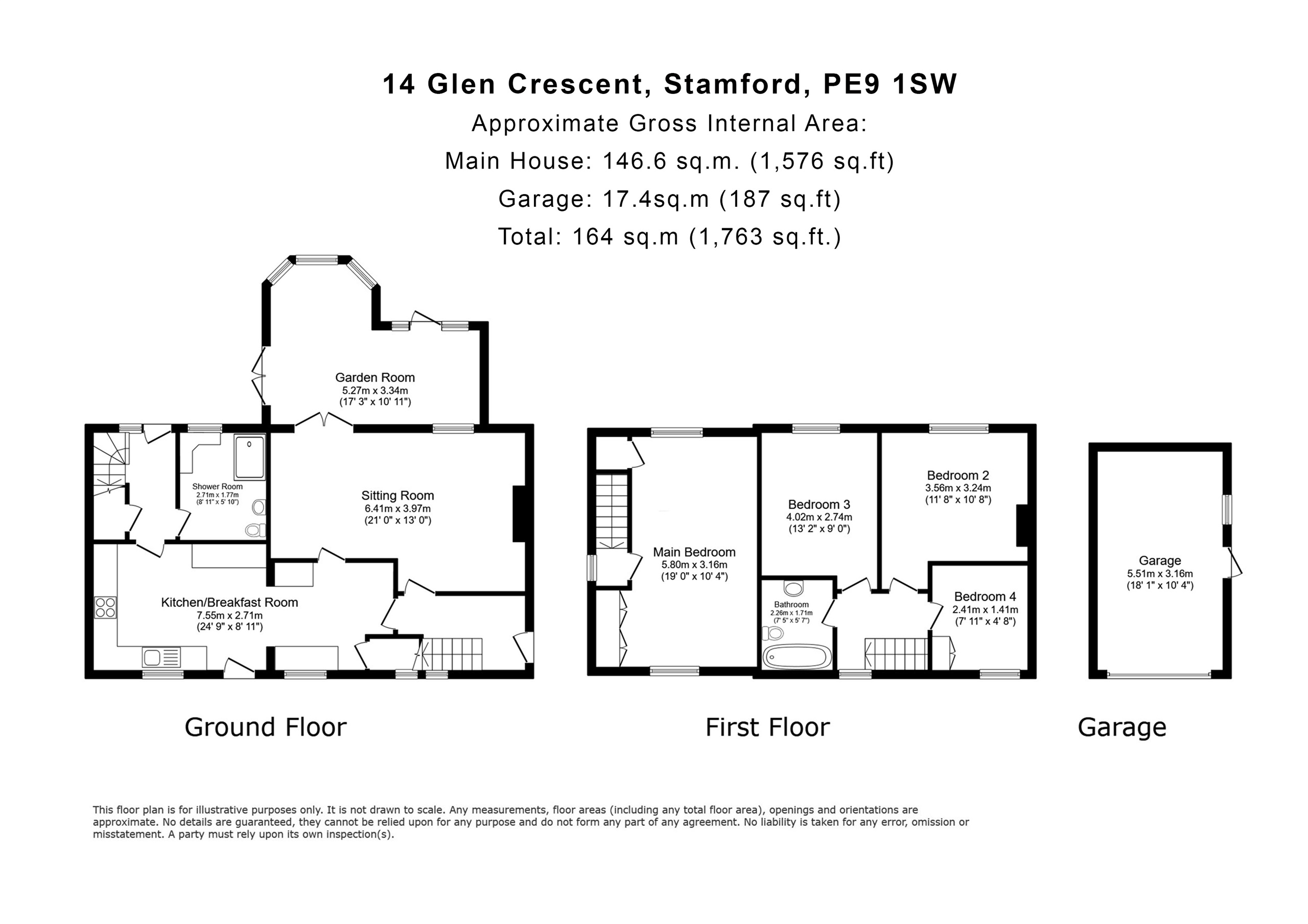 14, Glen Crescent, Stamford floorplan