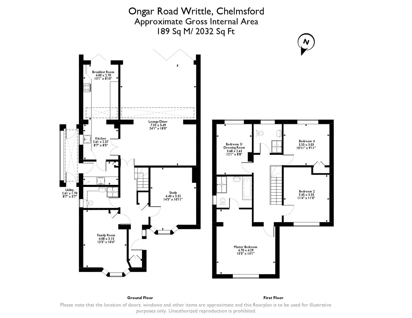 4 Bedrooms Detached house for sale in Ongar Road, Writtle, Chelmsford CM1