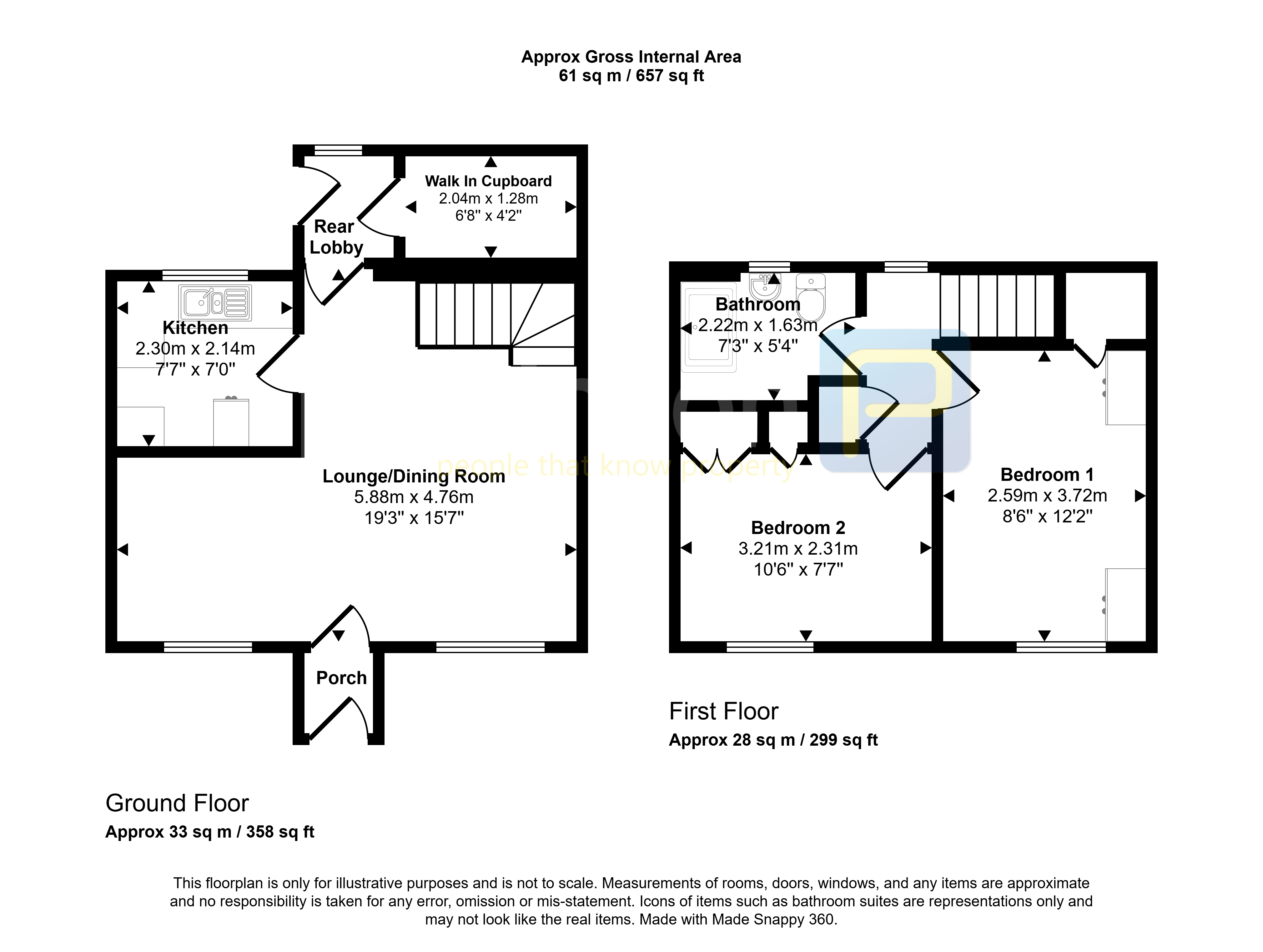 5, Tyne View Place, Gateshead floorplan