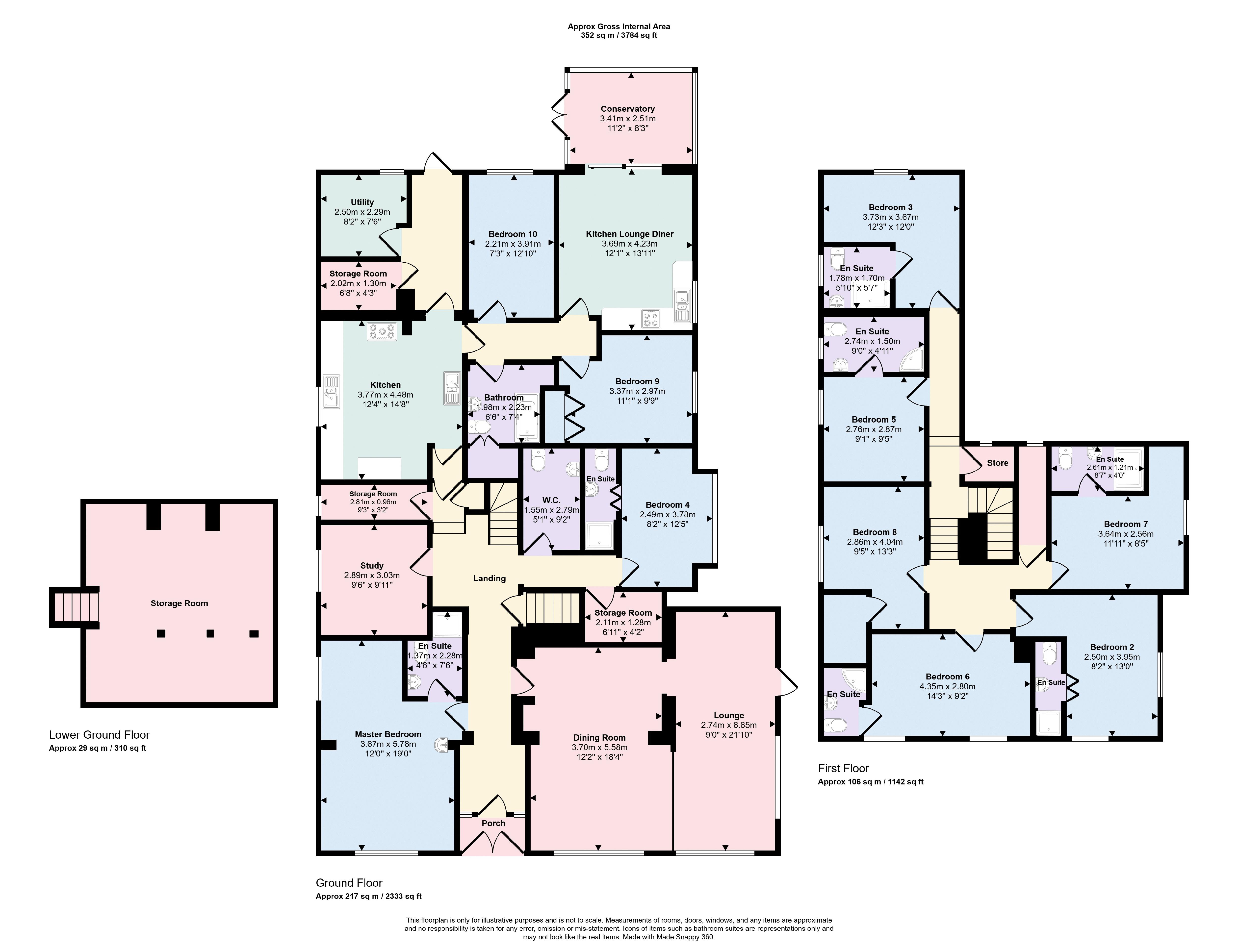 The Bell Lodge, 52 Melville Street, Sandown floorplan