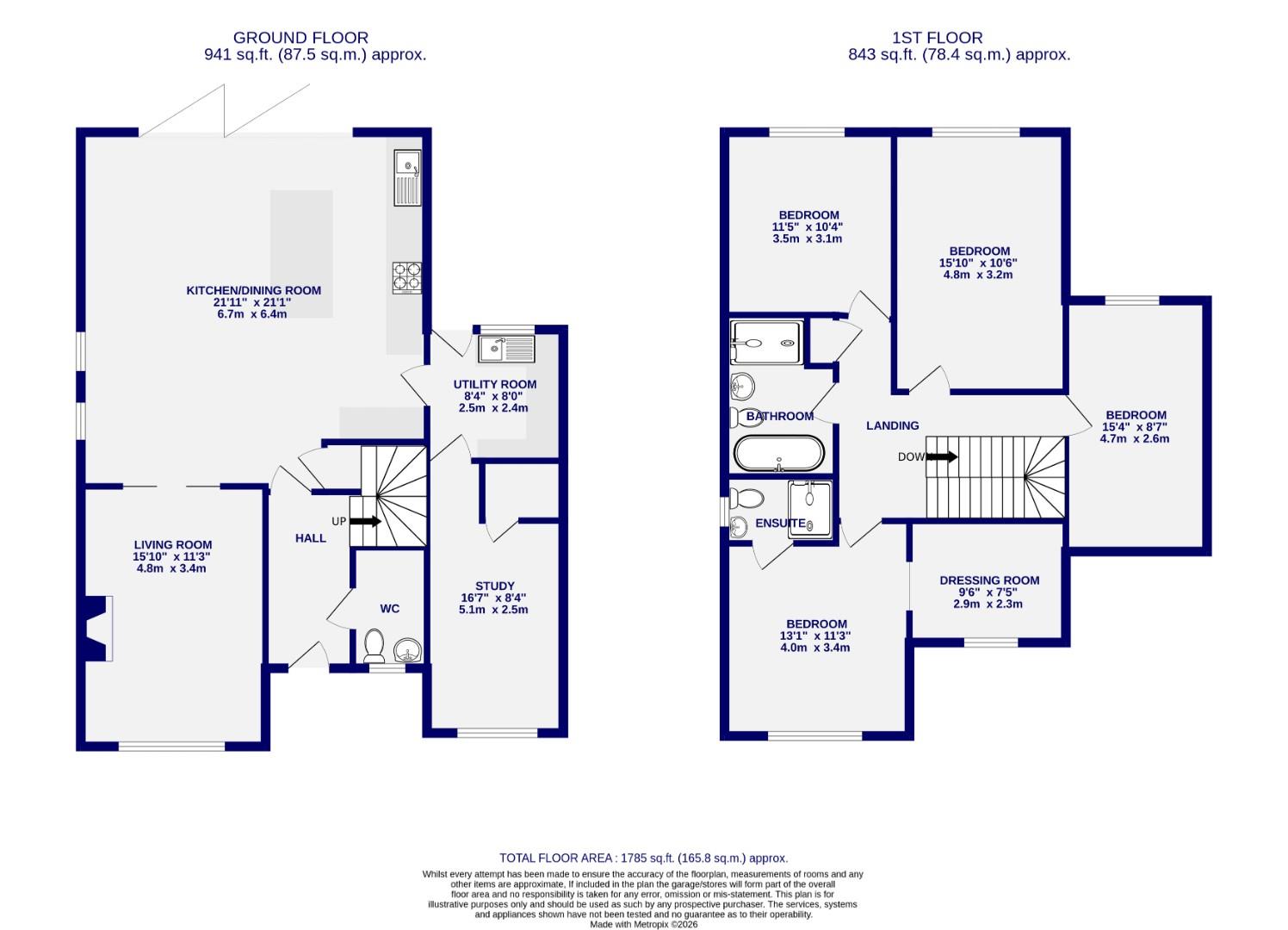 45, Towthorpe Road, York floorplan