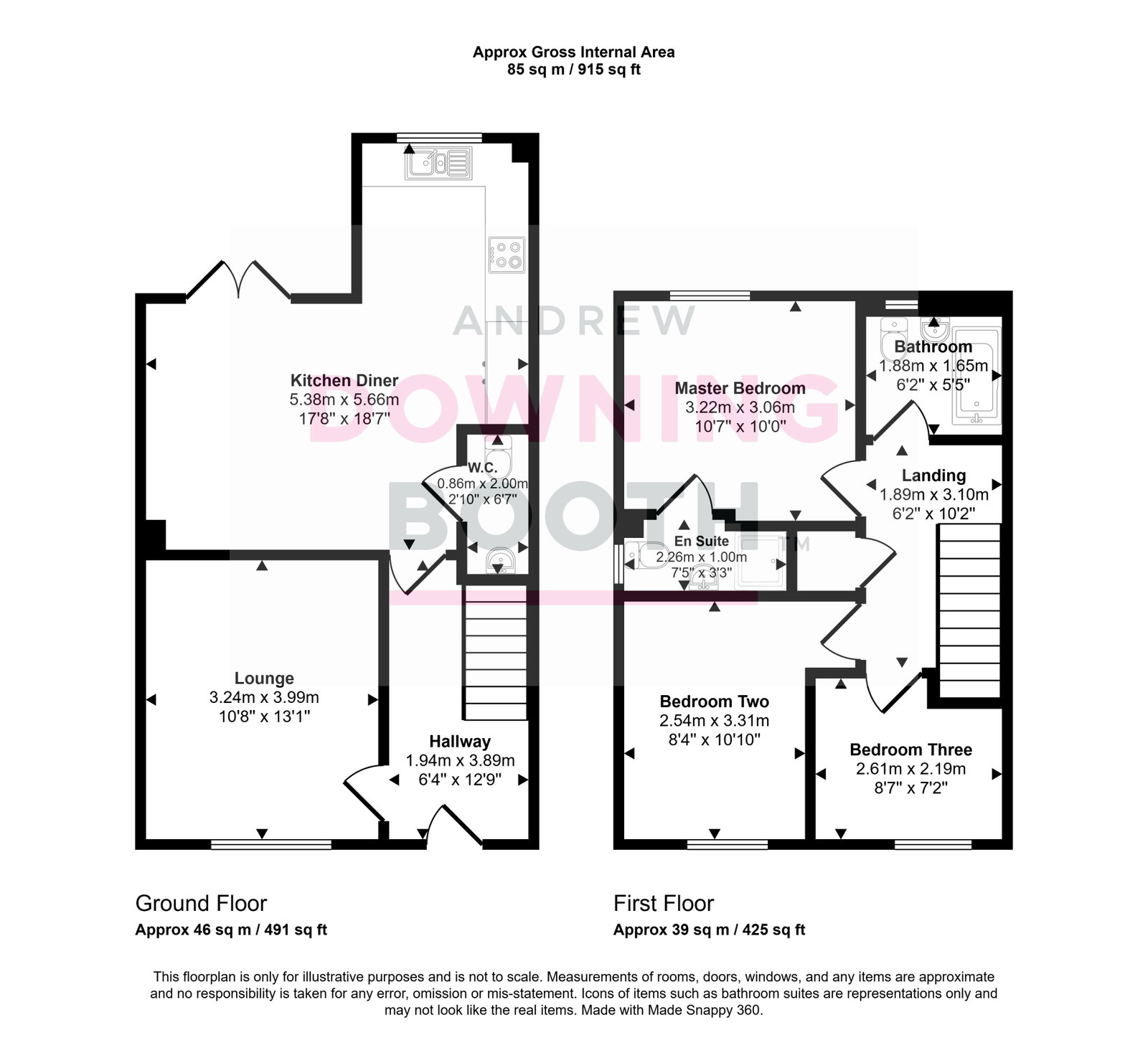 23, Robinson Way, Rugeley floorplan