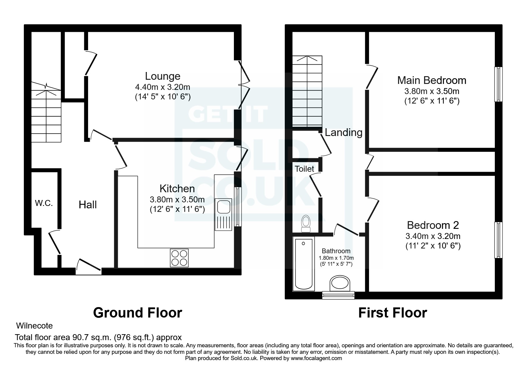 Lothersdale, Wilnecote, Tamworth, Staffordshire B77, 2 bedroom end