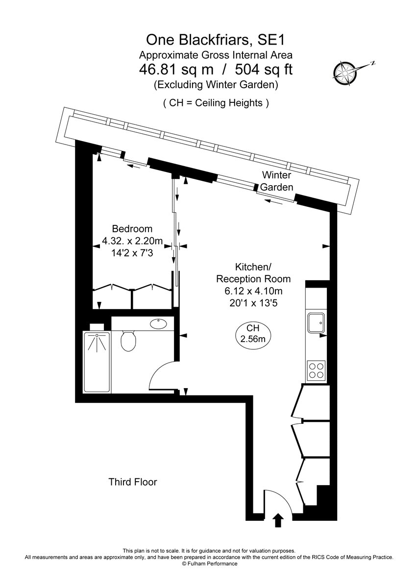 1 Bedrooms Flat to rent in One Blackfriars, 1 Blackfriars Road SE1