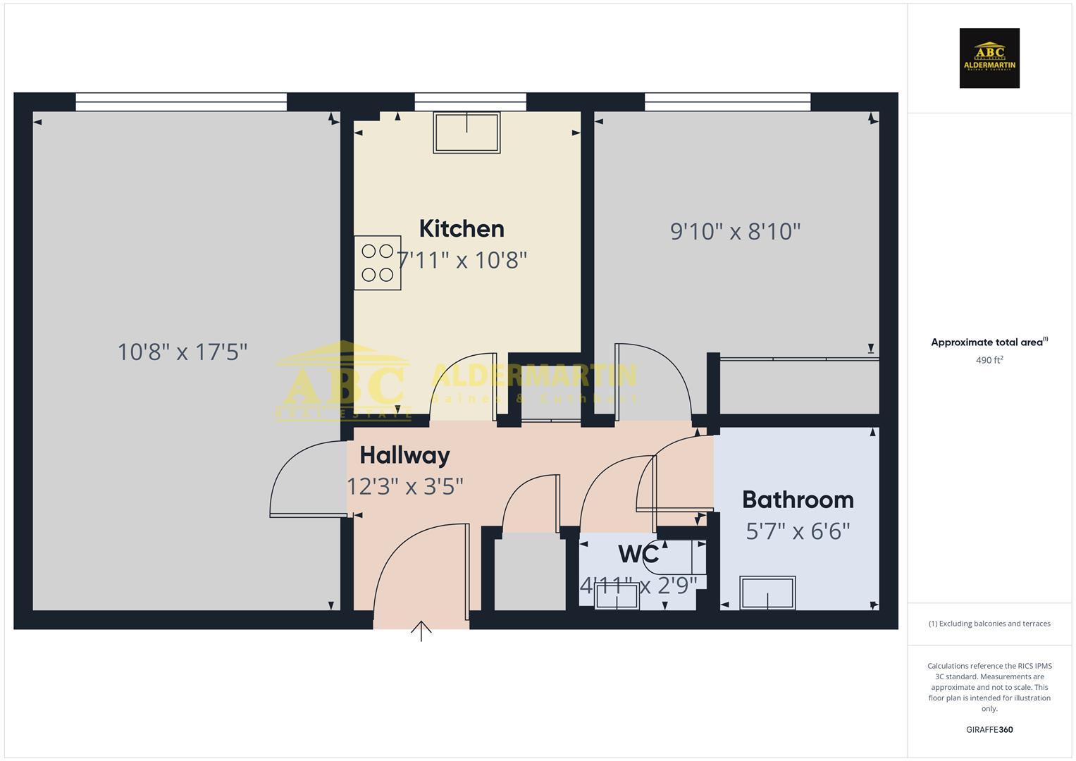 Flat 36, 48, Ferrydale Lodge, Church Road, London floorplan