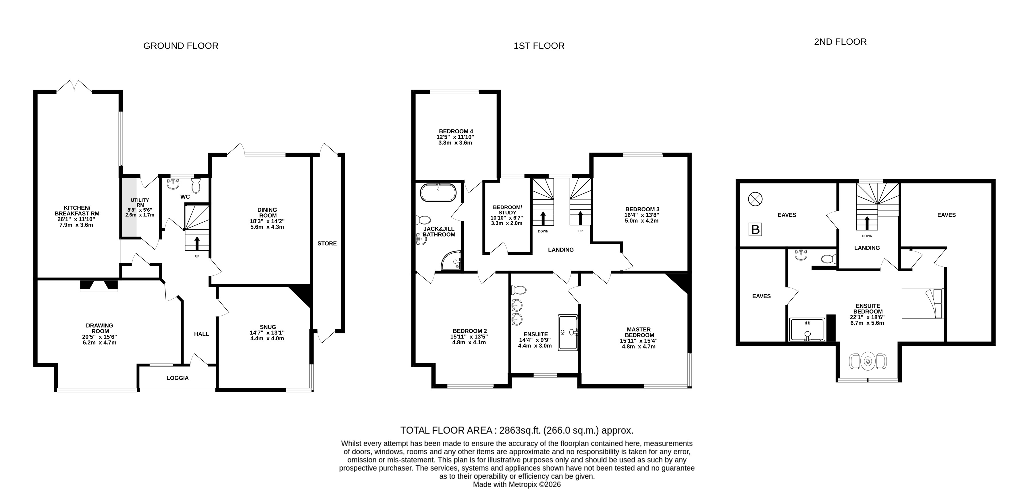 Oak Lodge, 20, Second Avenue, Frinton-on-Sea floorplan