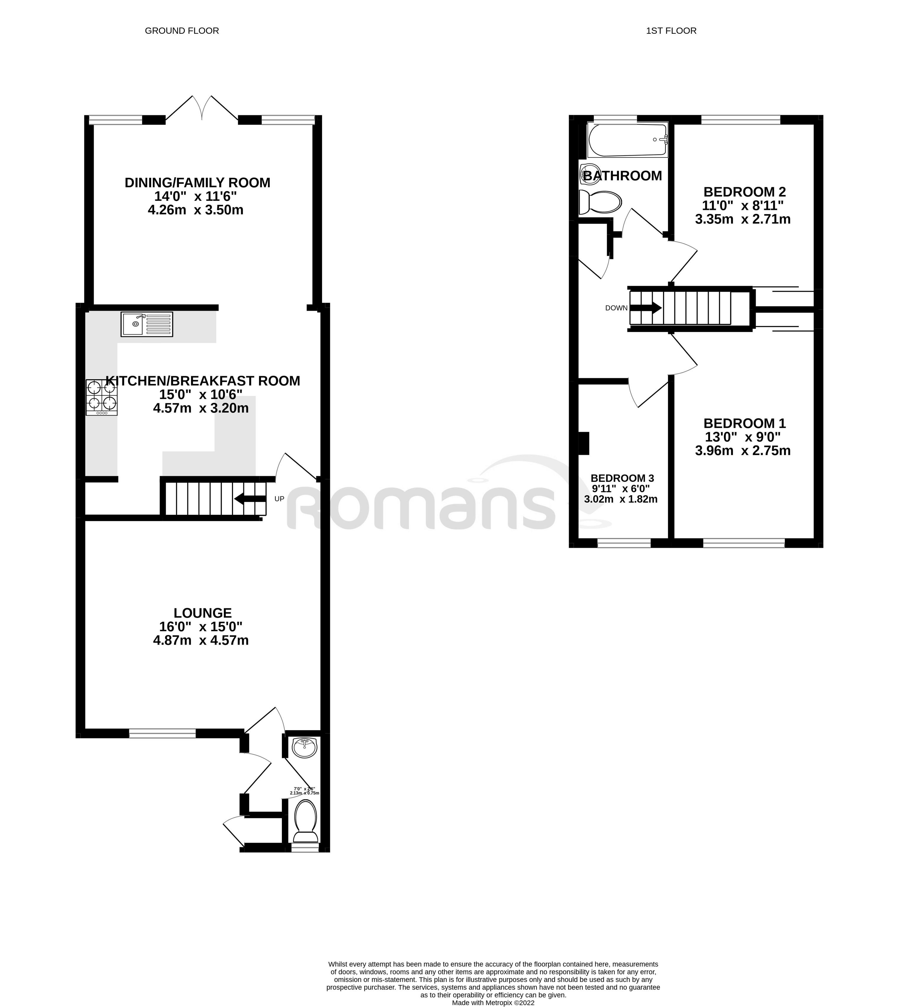 286, Pinewood Park, Hampshire floorplan