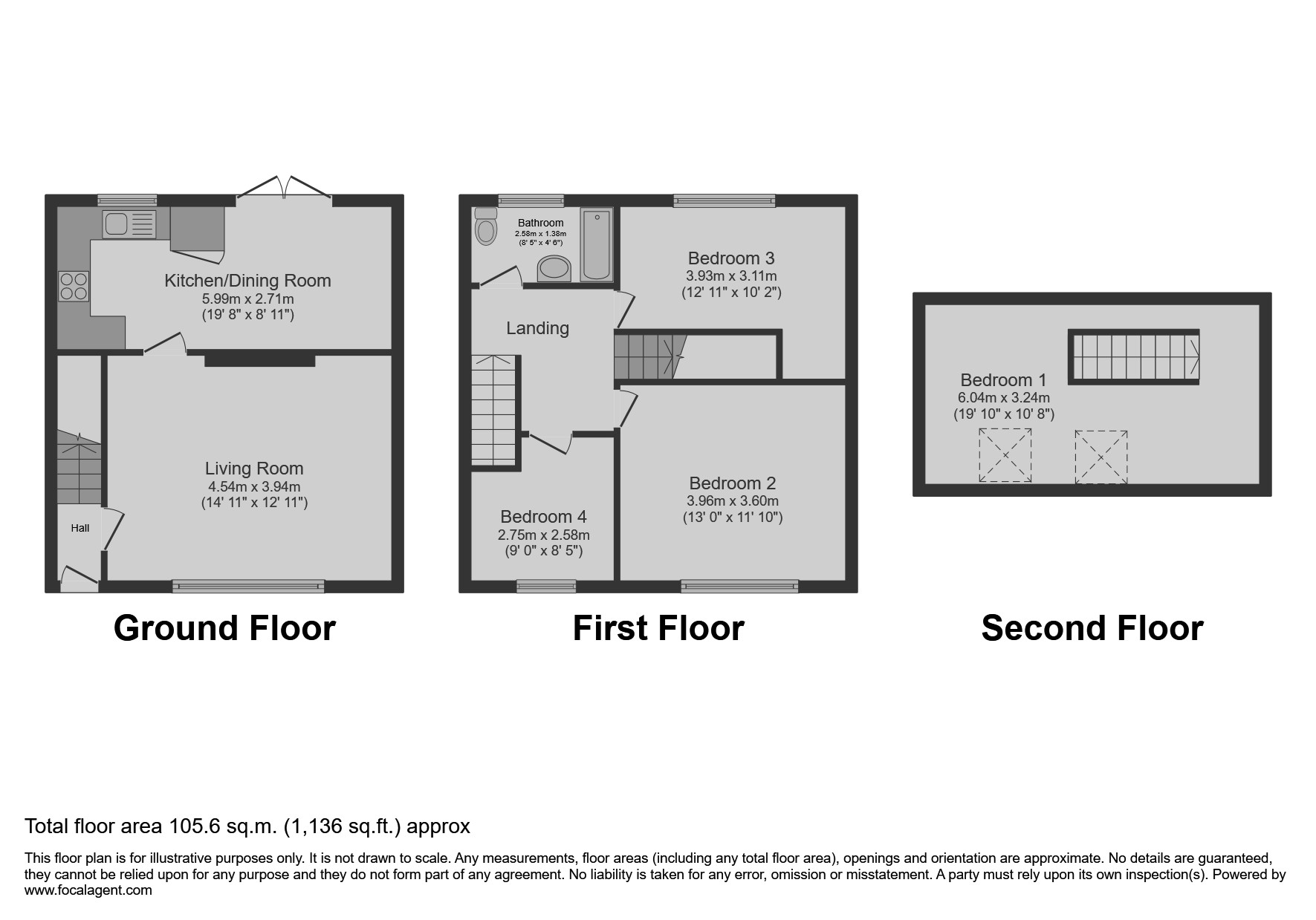 65, Knowles Lane, Bradford floorplan