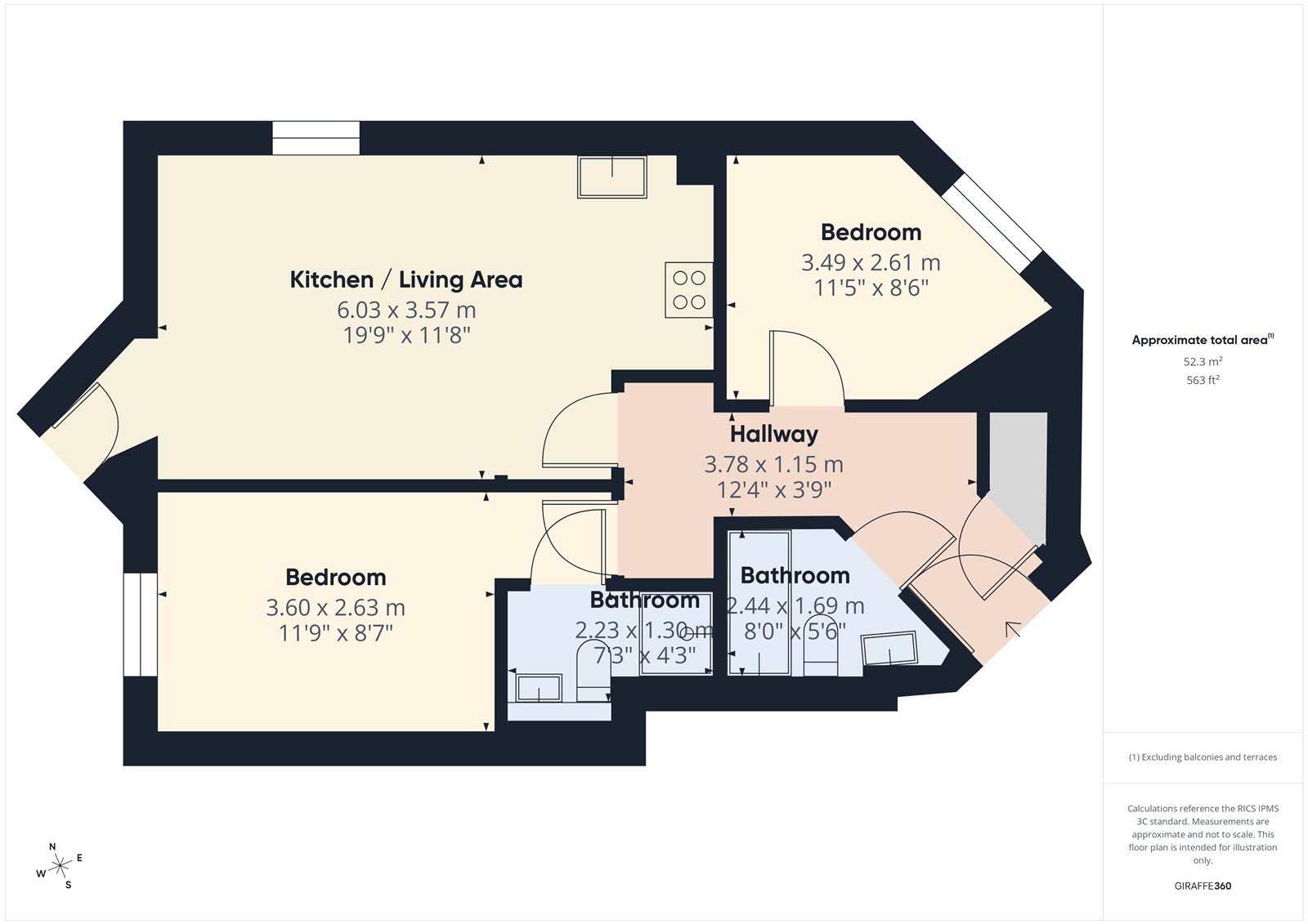 4, Eden Apartments, 39, South Road, North Somerset floorplan