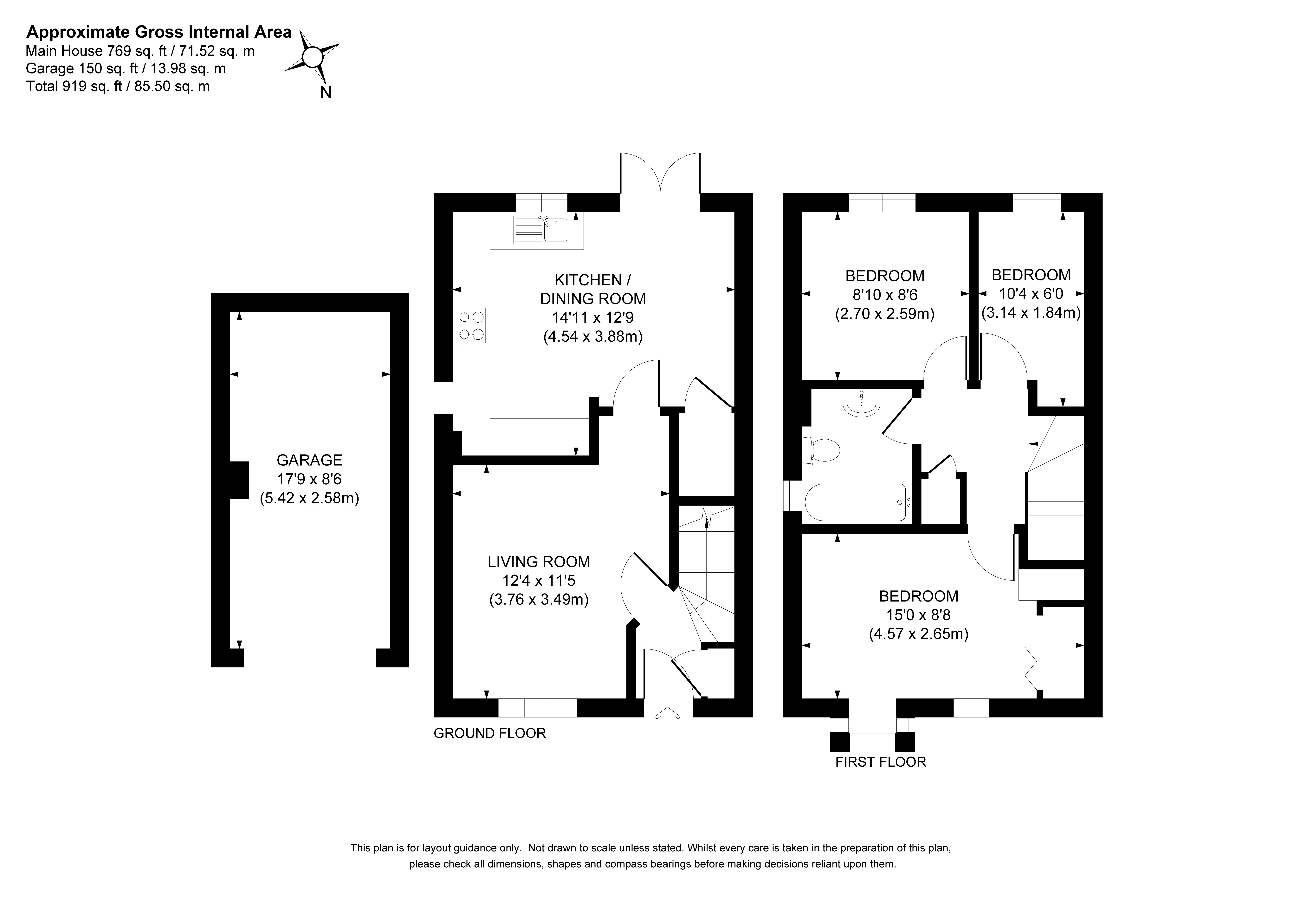 8, Cotts Wood Drive, Guildford floorplan