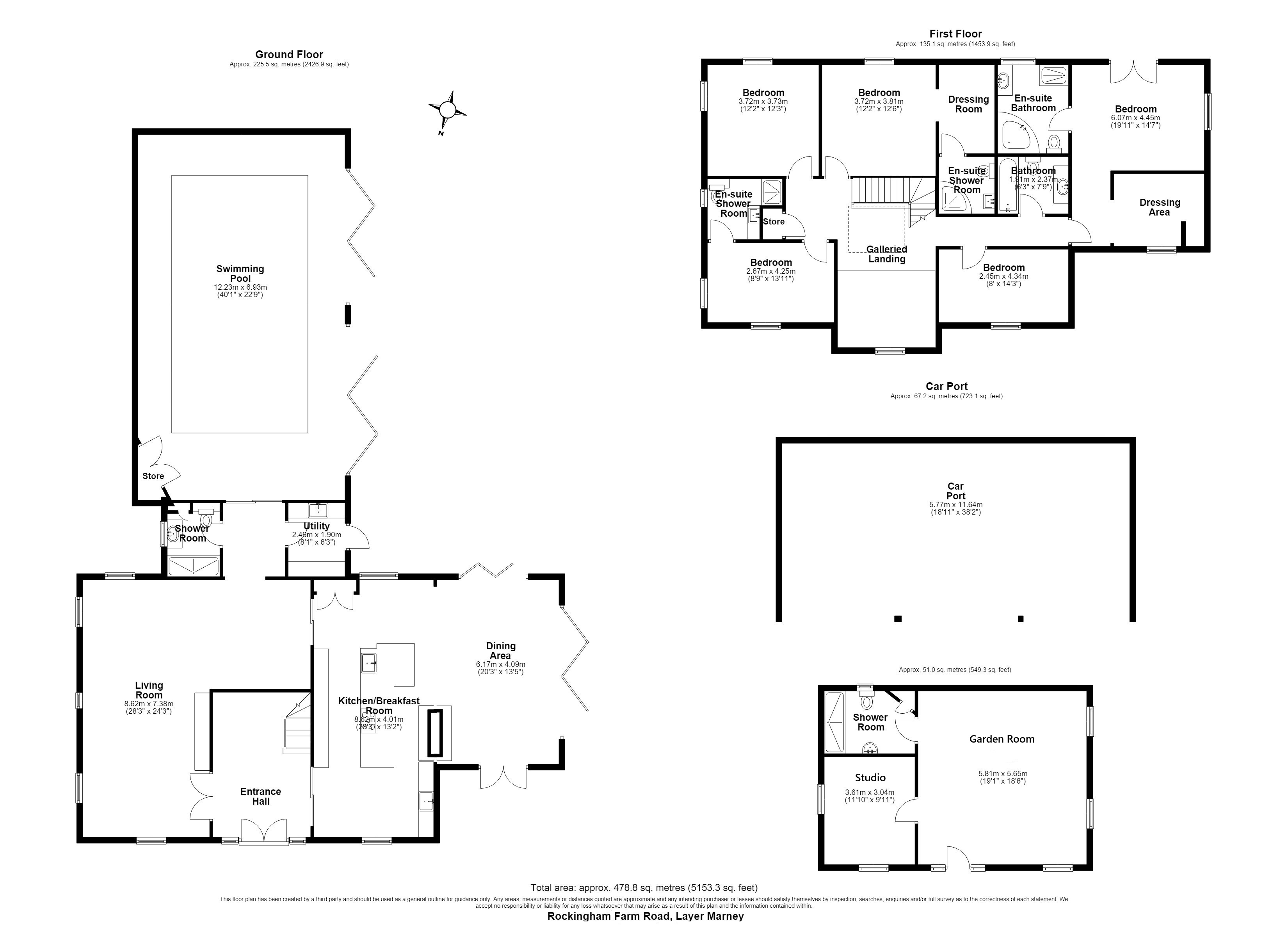 Rockingham Lodge, Colchester floorplan