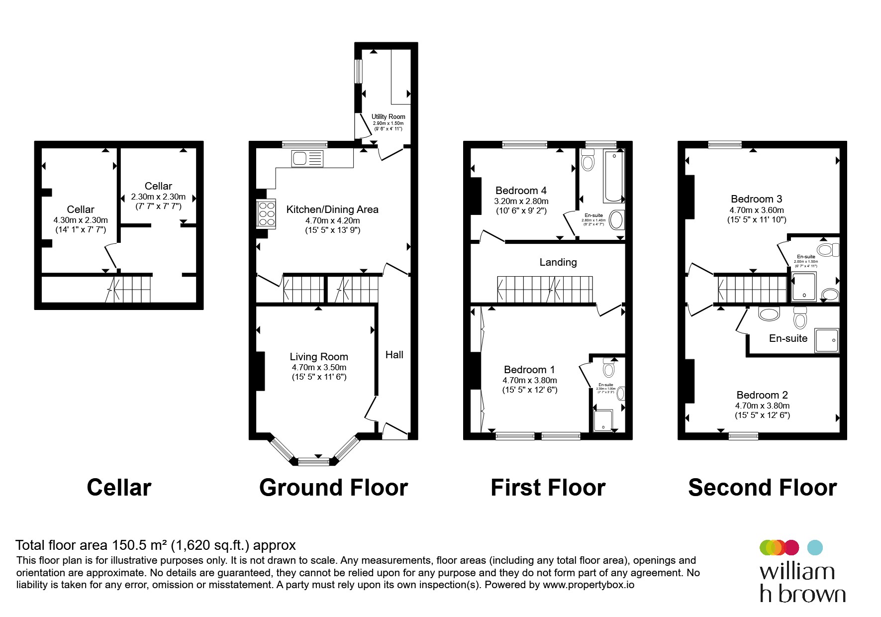 1, Aberdeen Grove, Leeds floorplan
