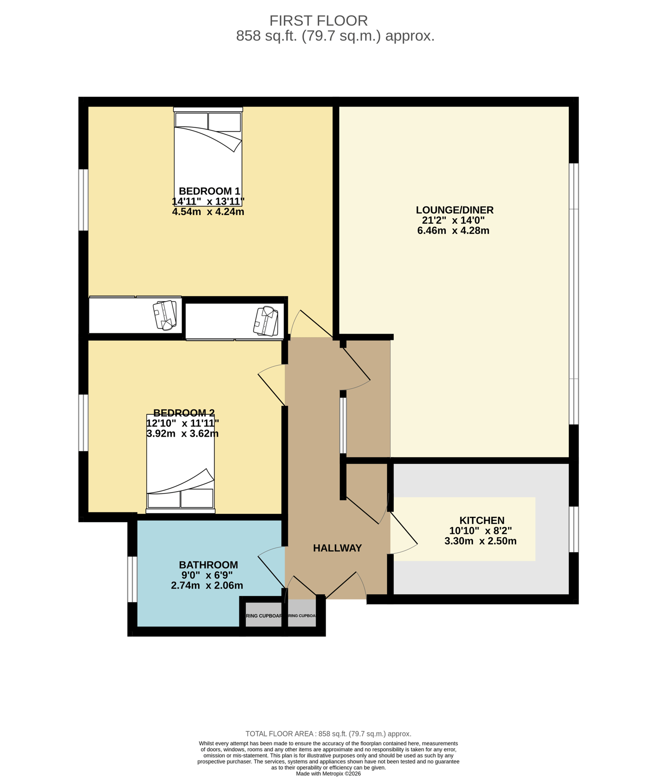 20, Elizabeth Close, St Brelade floorplan