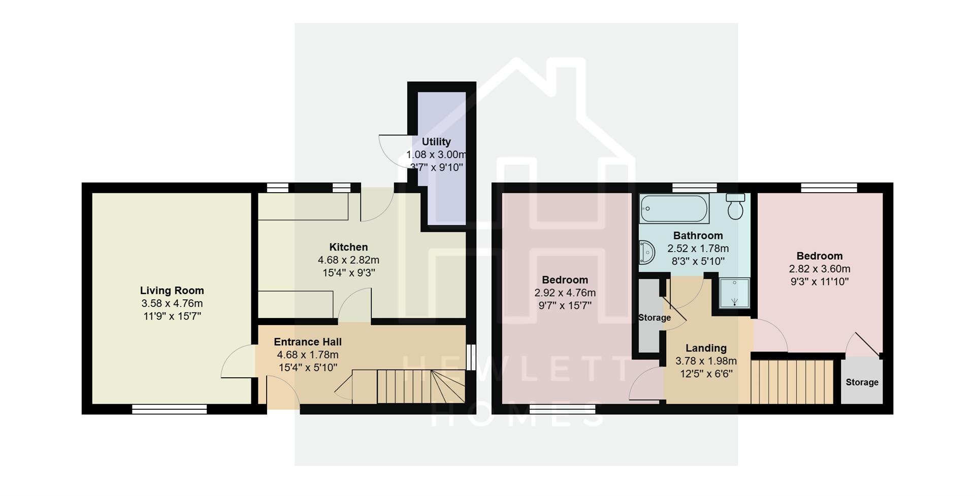 45, Ashdene Road, Weston-Super-Mare floorplan