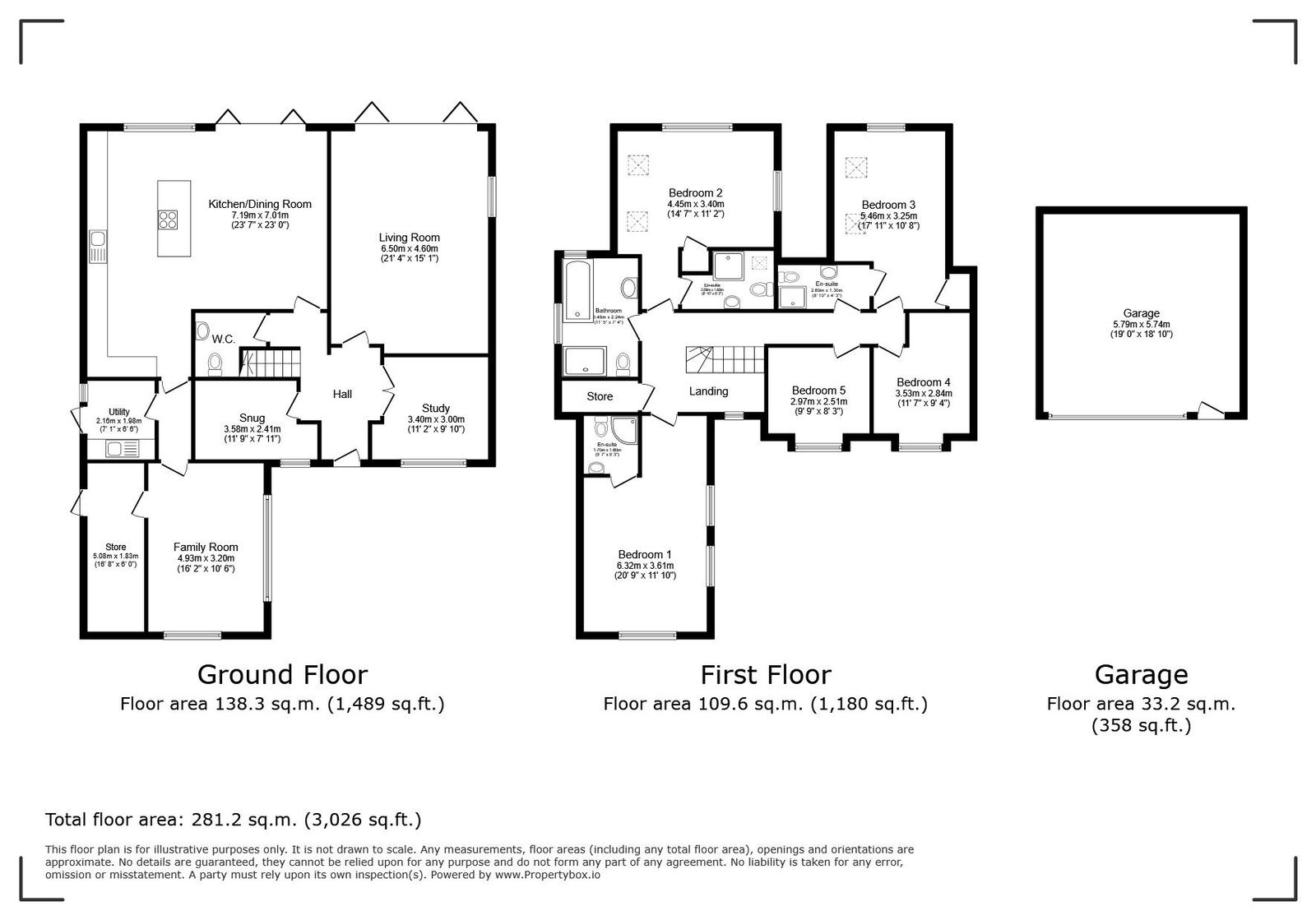 36, Pondtail Road, Horsham floorplan
