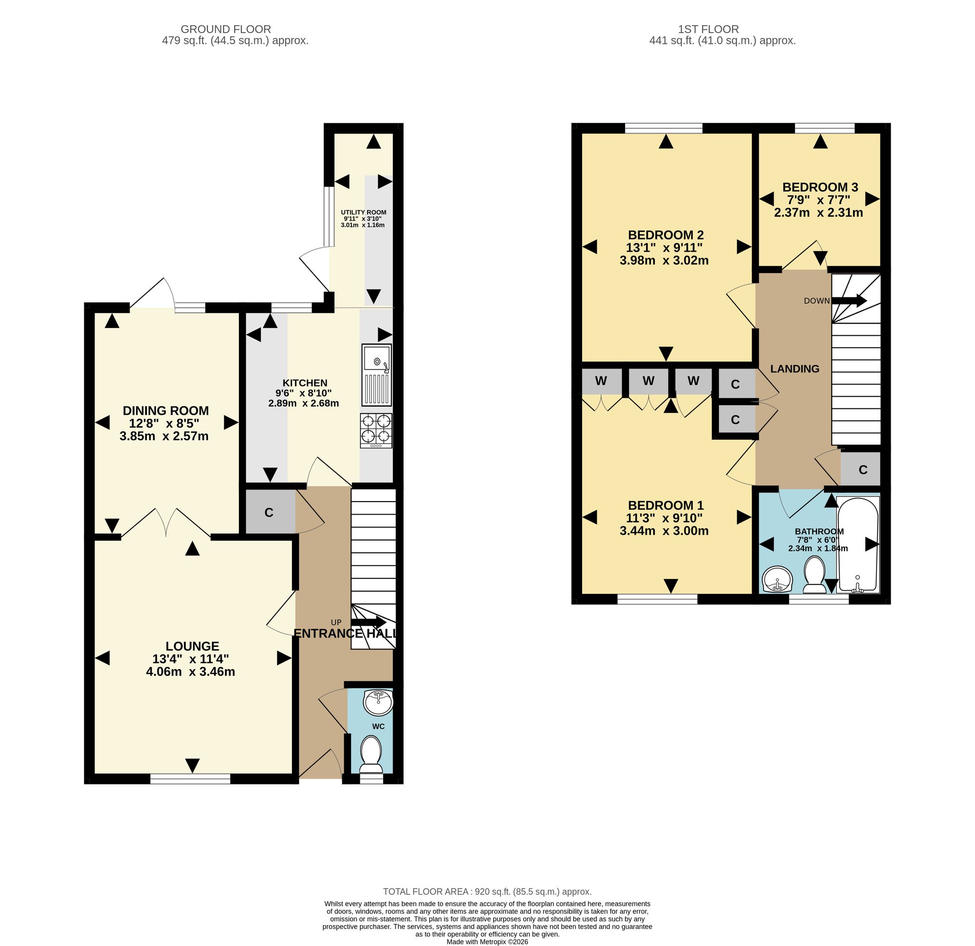 42 Peregrine Drive, Sittingbourne floorplan