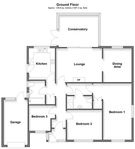 Park Road, Brading floorplan