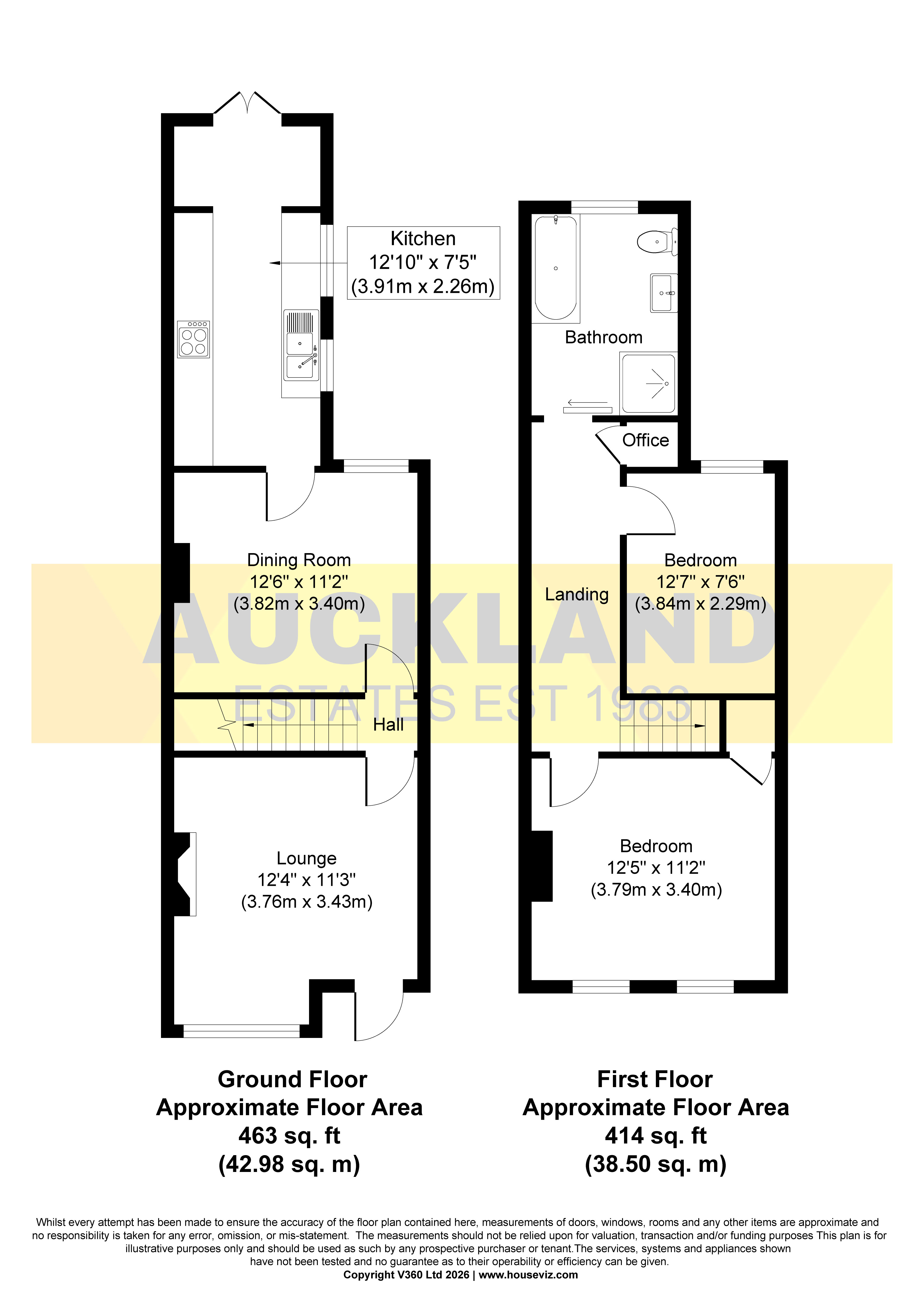 122, Quakers Lane, Potters Bar floorplan