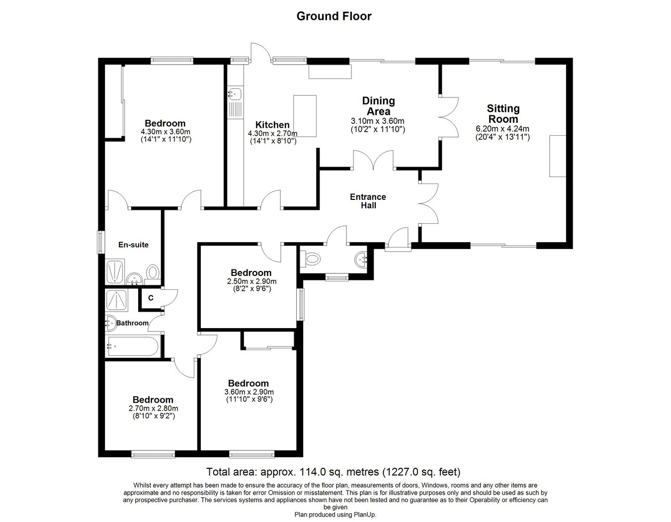 7, Egmont Close, Ringwood floorplan