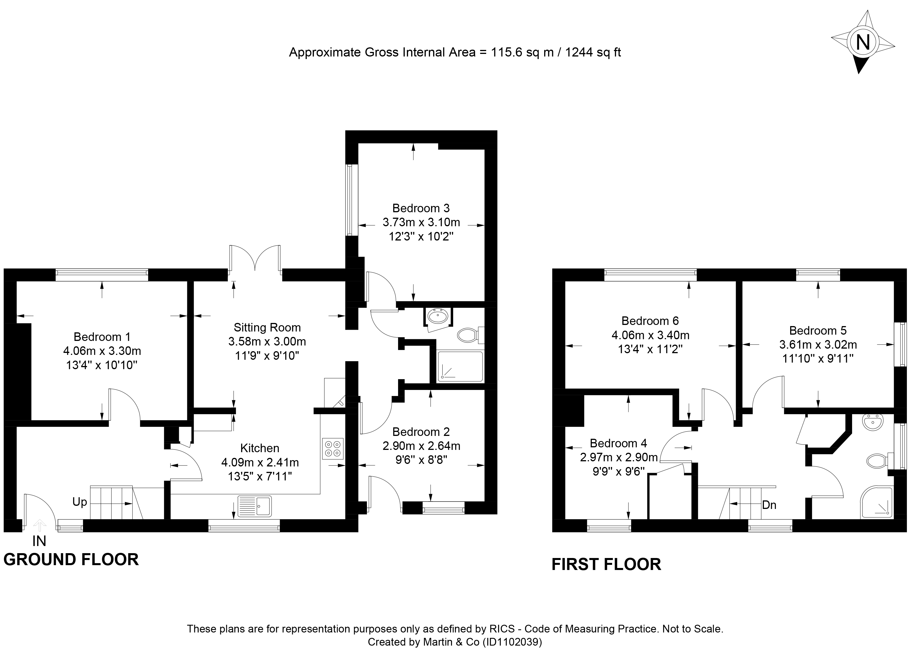 Room 4, 76, Wavell Way, Winchester floorplan