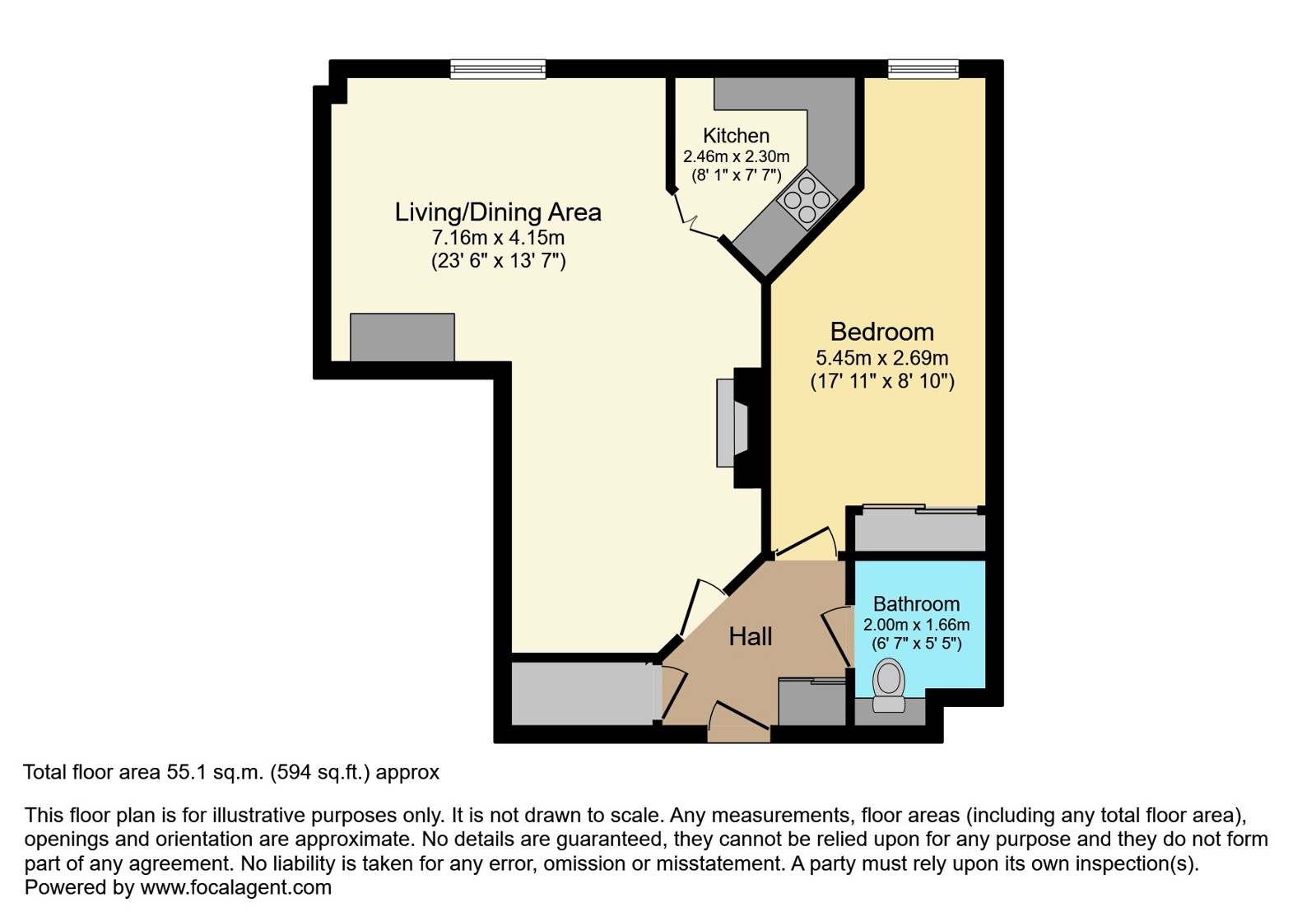 50, Sutton Court, Bingley floorplan