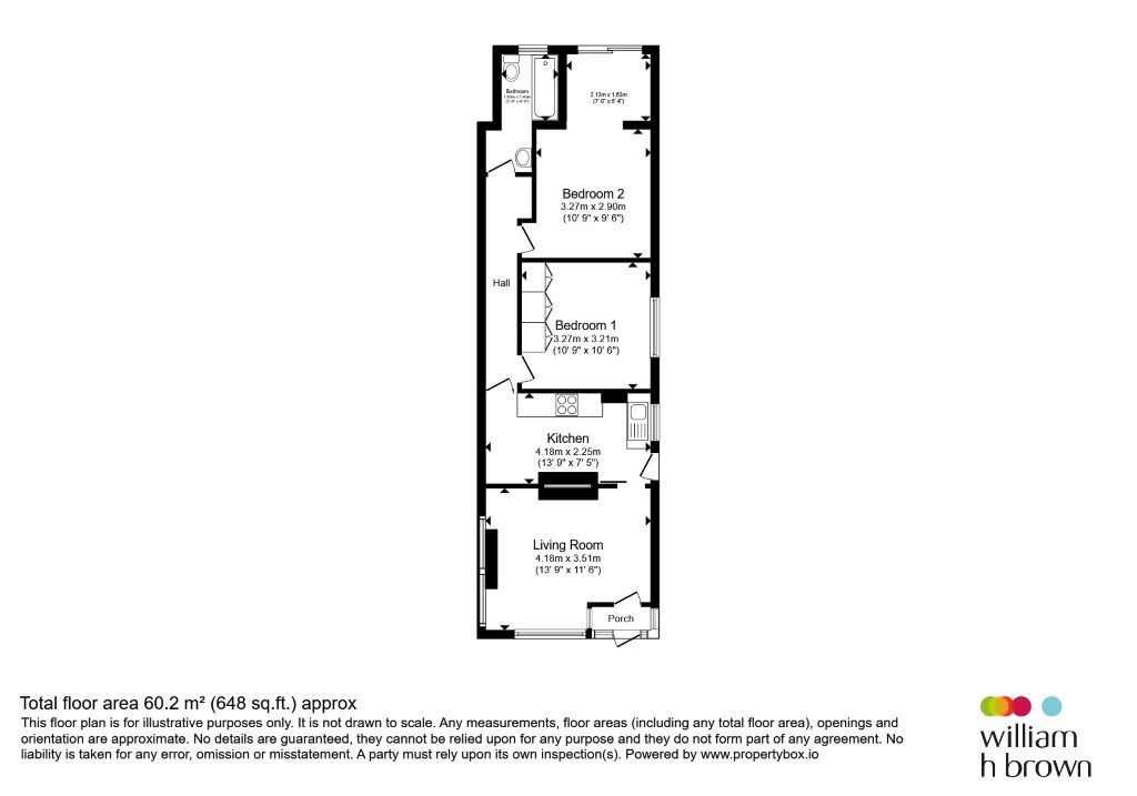 18, Fearnville Place, Leeds floorplan