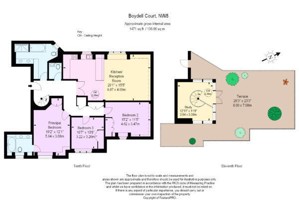 St Johns Wood Park, London floorplan