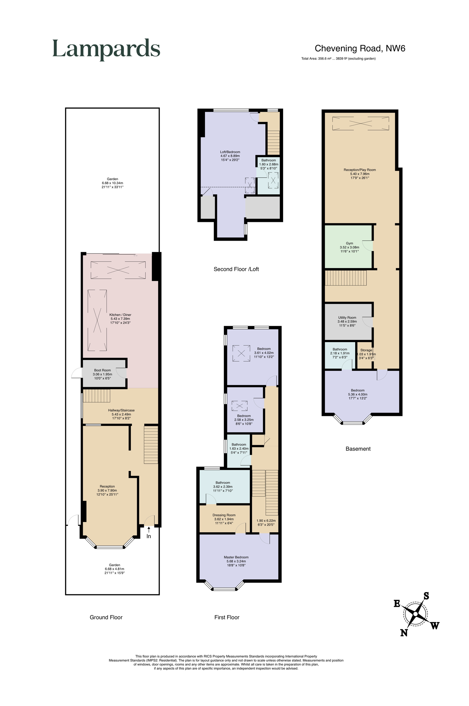82, Chevening Road, London floorplan