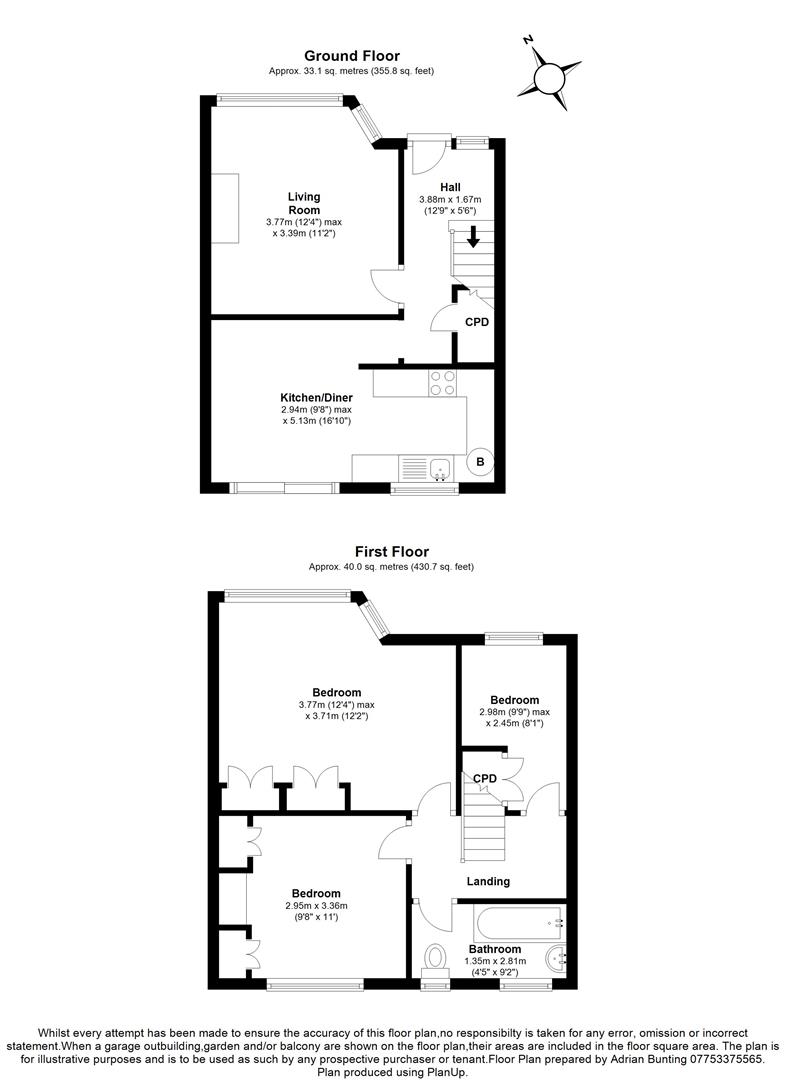 3 Bedrooms Terraced house for sale in Carisbrook Close, Enfield EN1