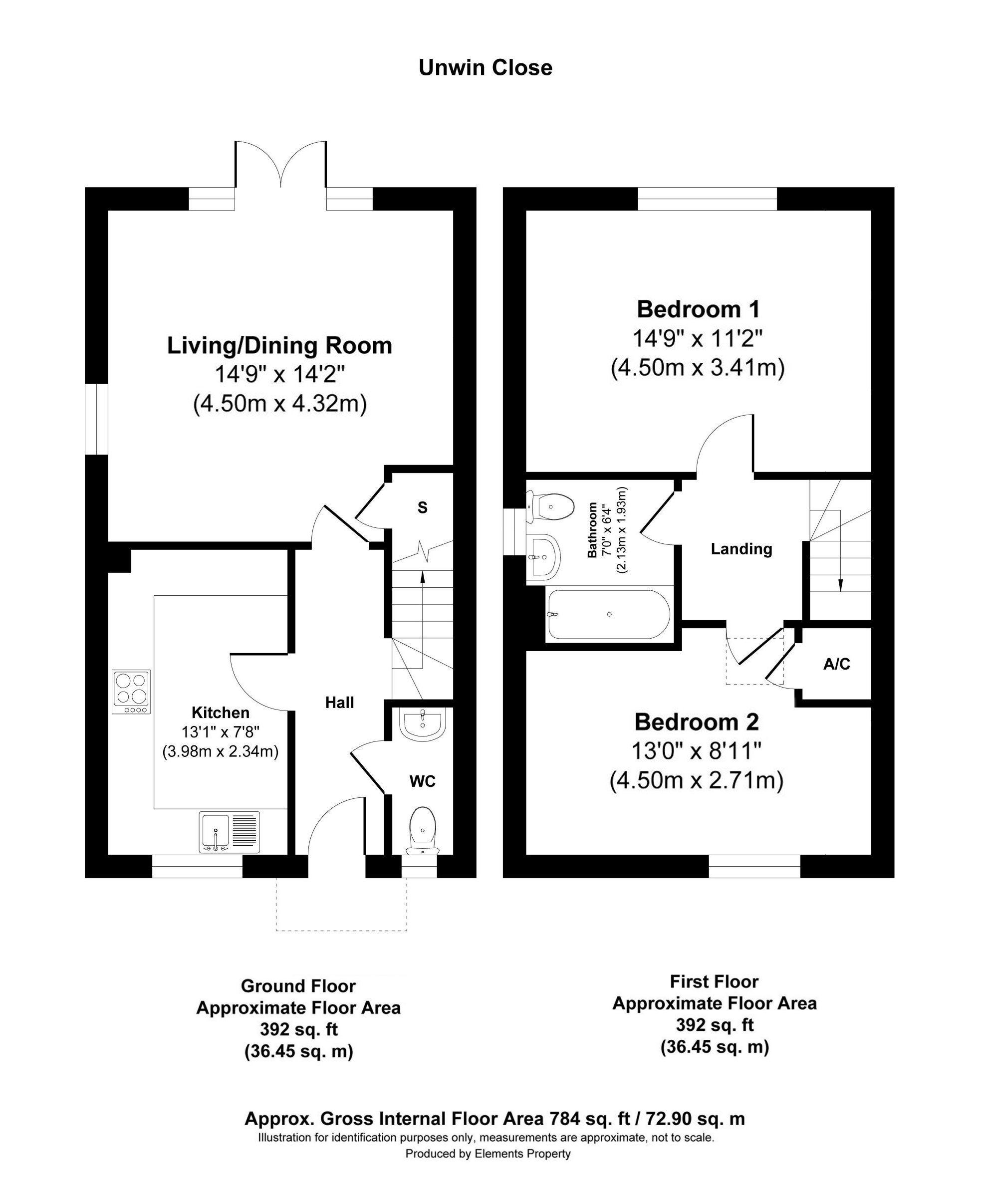 6, Unwin Close, Hampshire floorplan