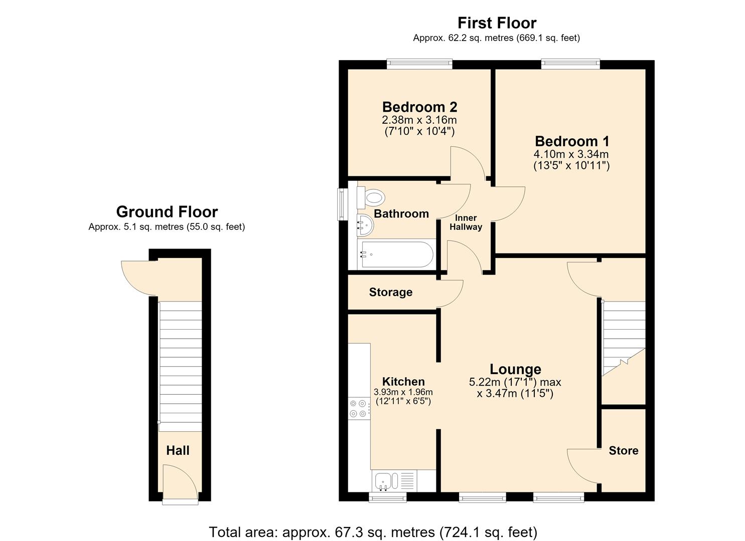 8, John Gray Court, Hull floorplan