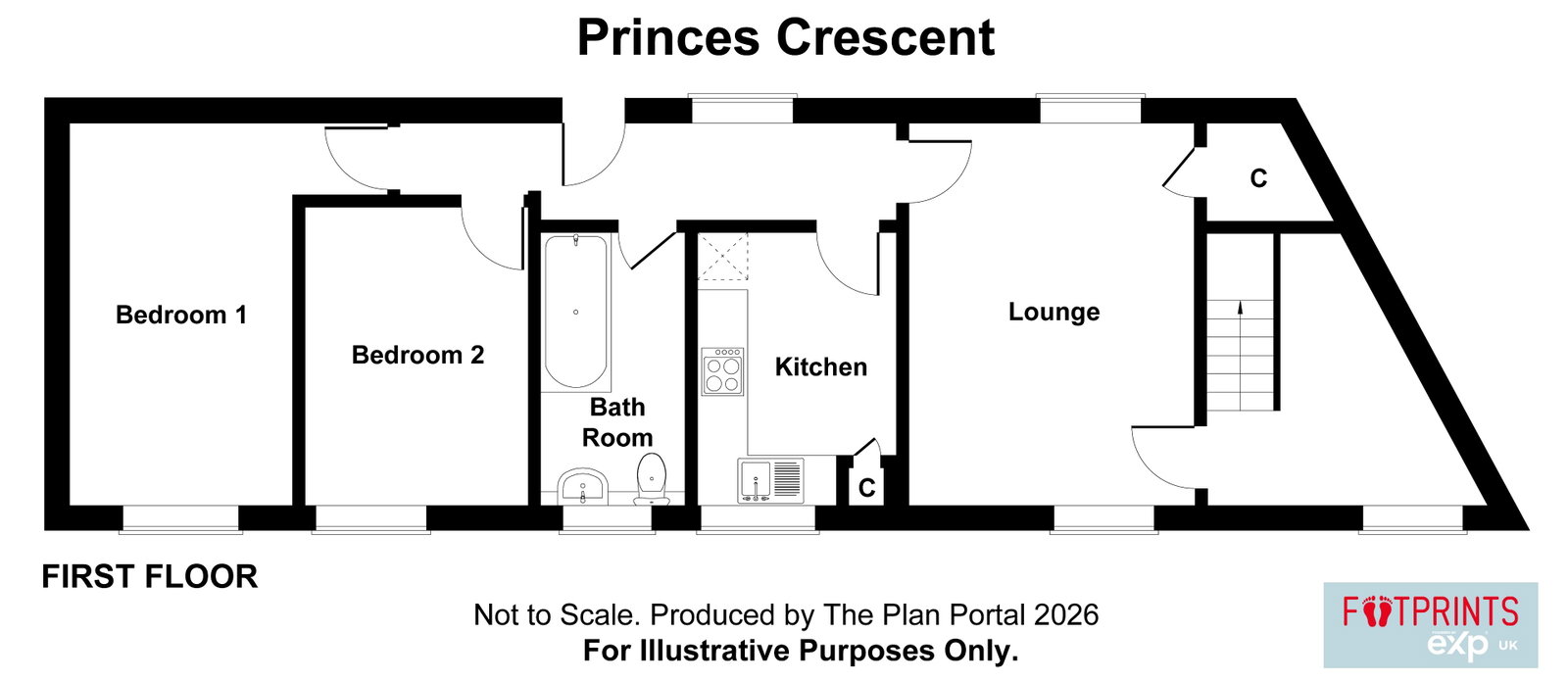 32, Princes Crescent, Margate floorplan