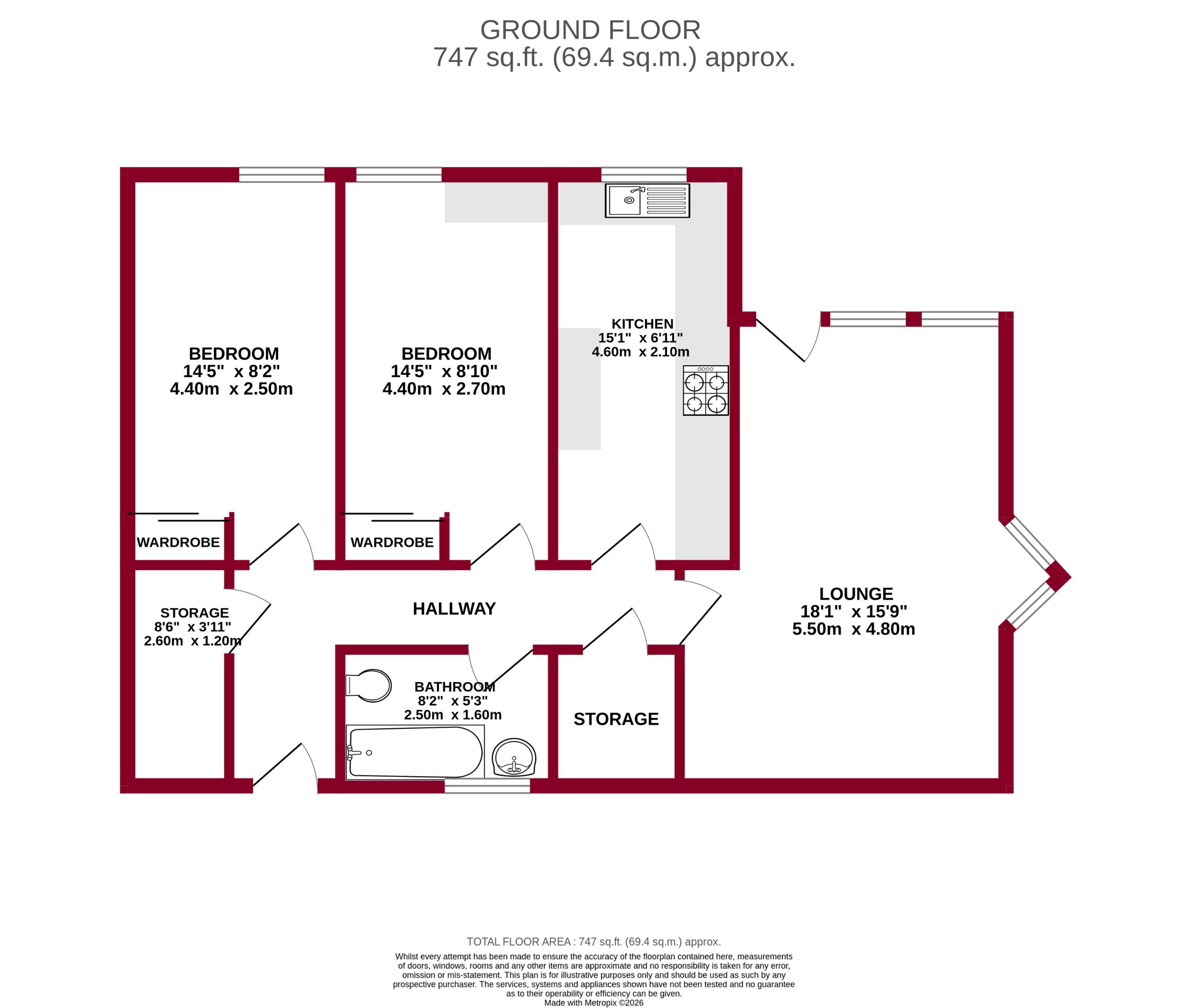 Weavers Yard, Dundee floorplan