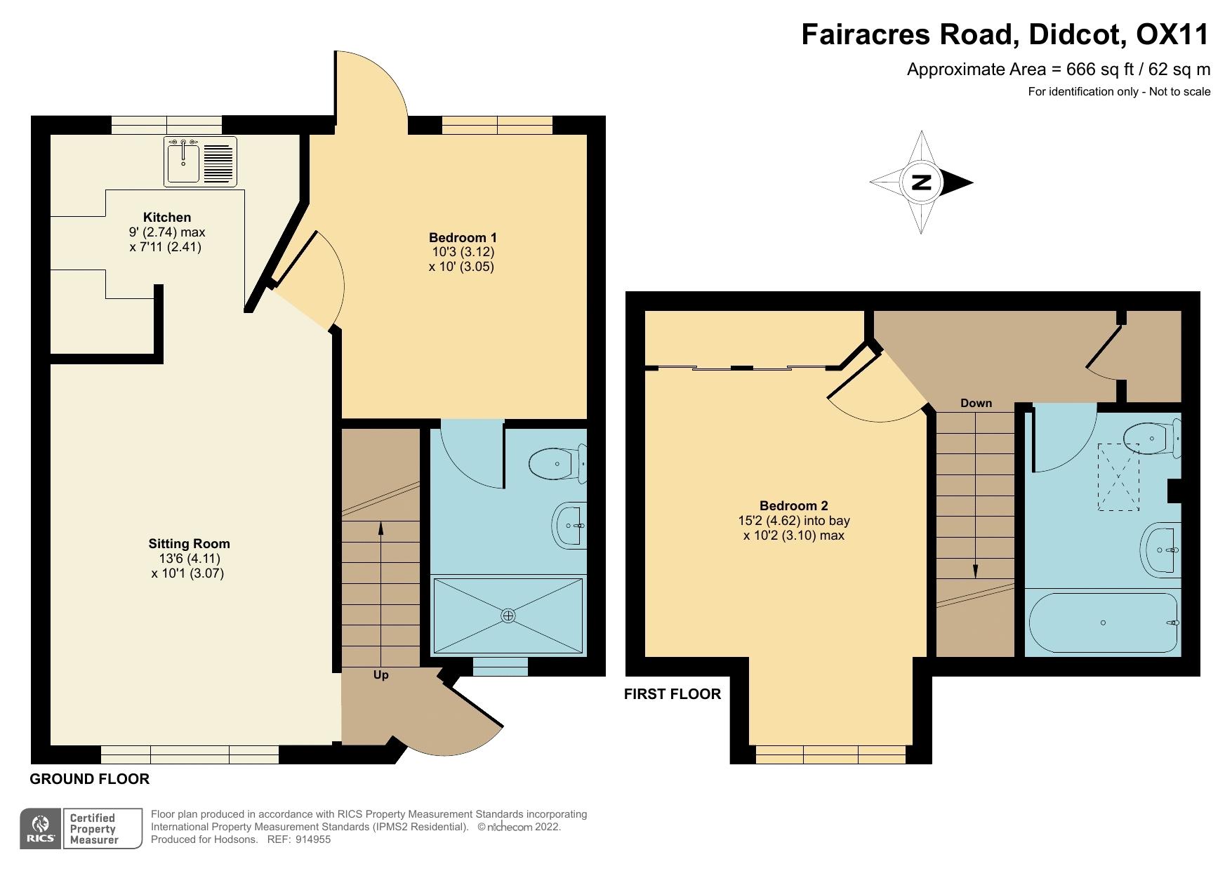 Fairacres Road, Didcot OX11, 2 bedroom property for sale 62819693