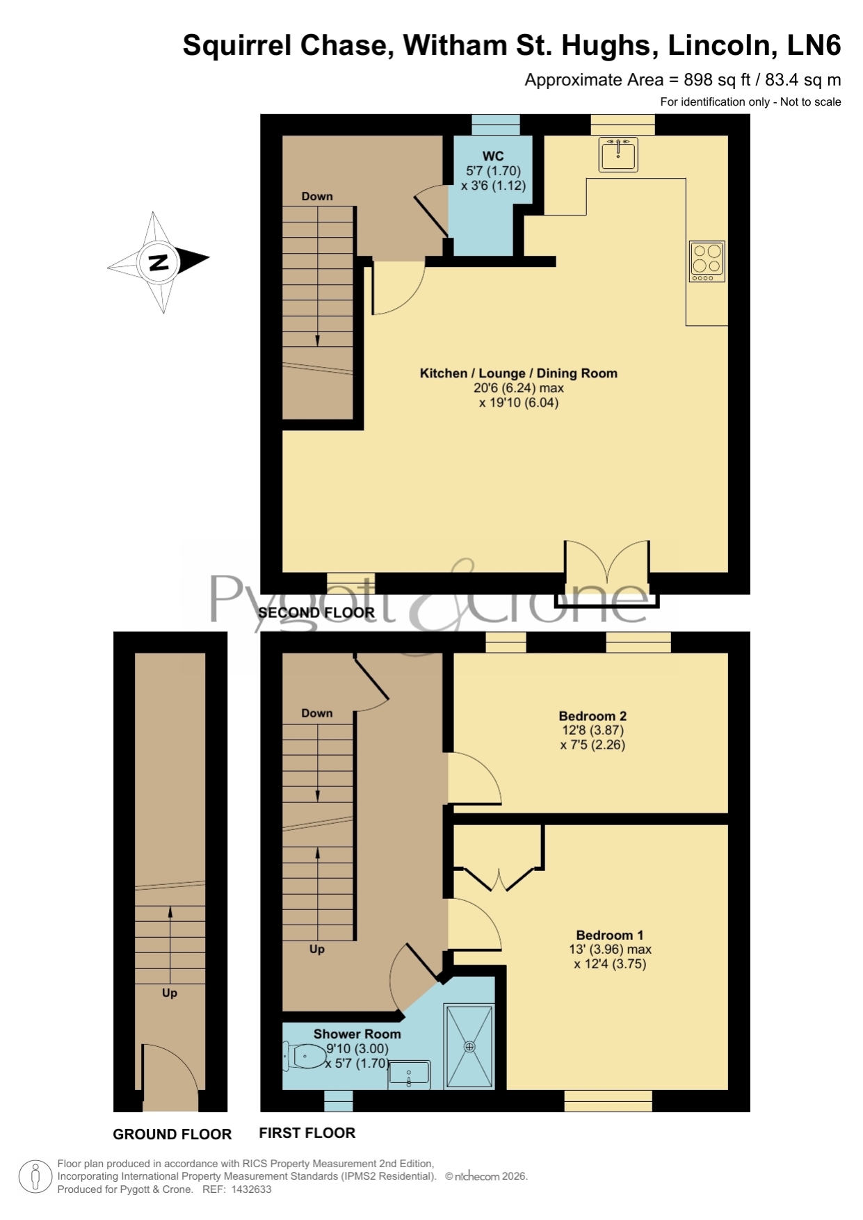 34, Squirrel Chase, Witham St. Hughs floorplan