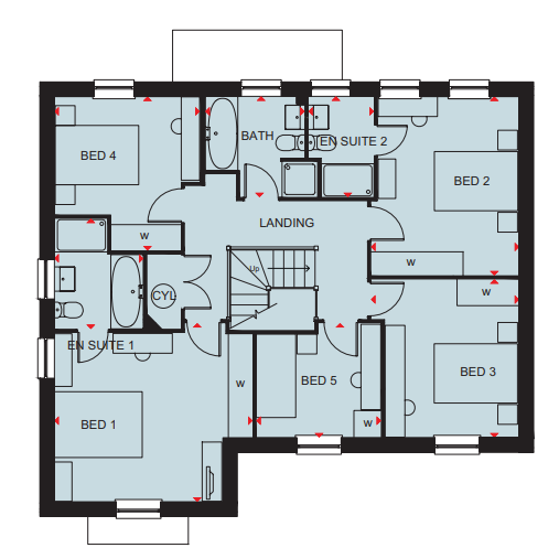 H7836183, Off Leechpool Way, Yate, Bristol floorplan
