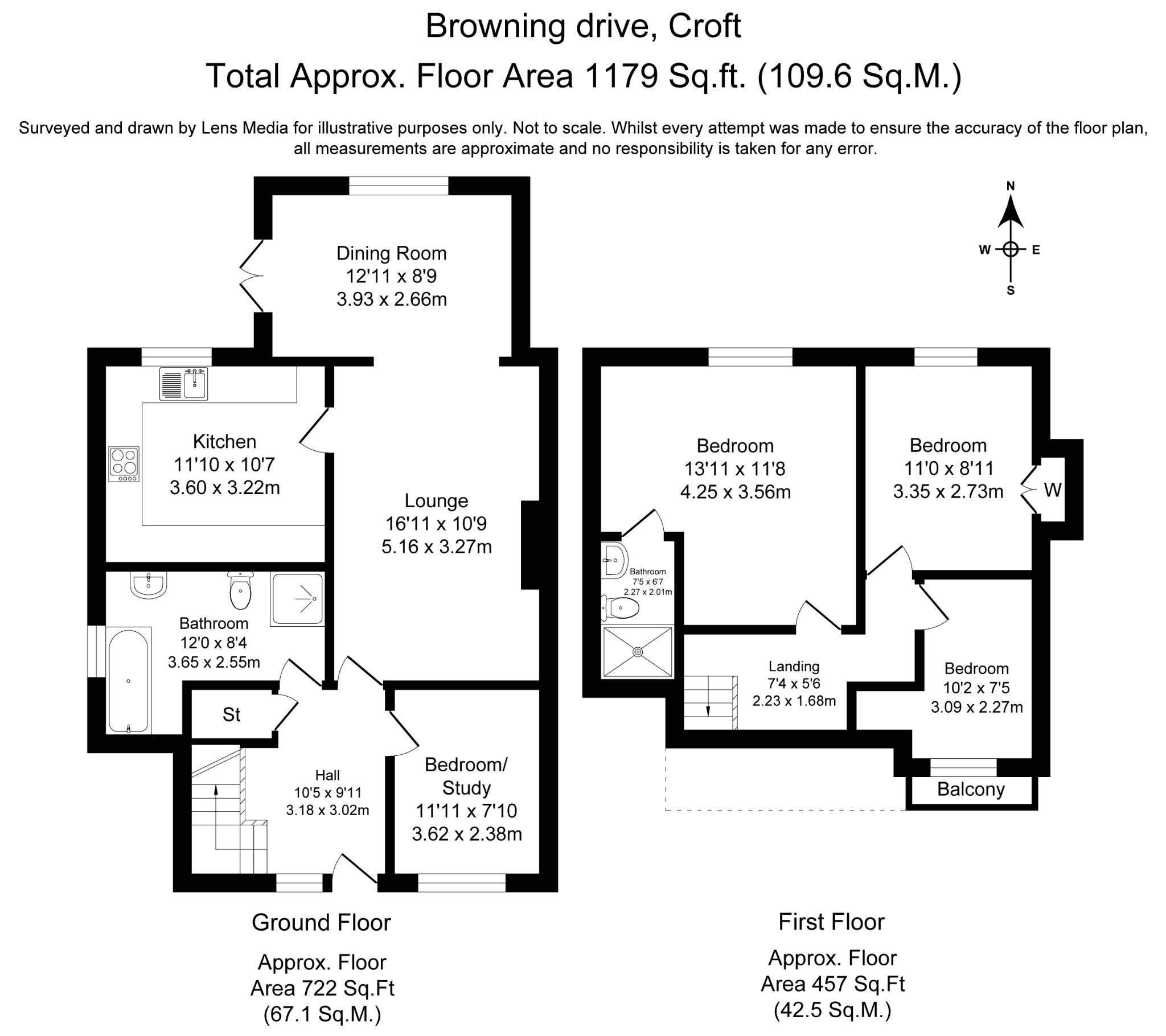 32, Browmere Drive, Warrington floorplan