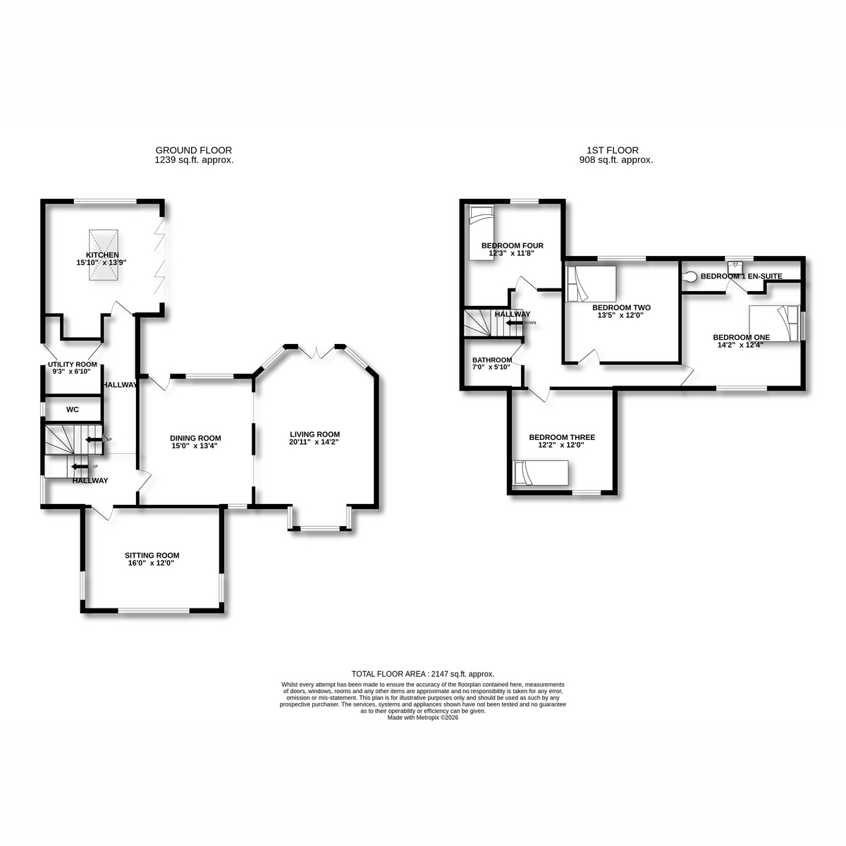 36, St James Gardens, Westcliff-on-sea floorplan