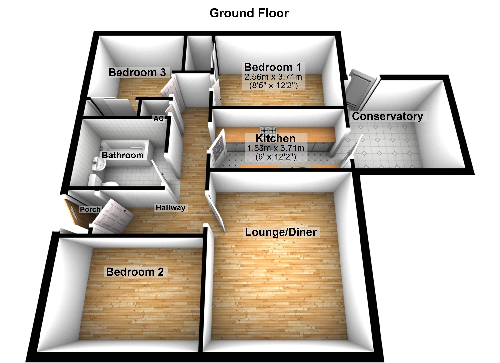 41, Delfryn, Ammanford floorplan