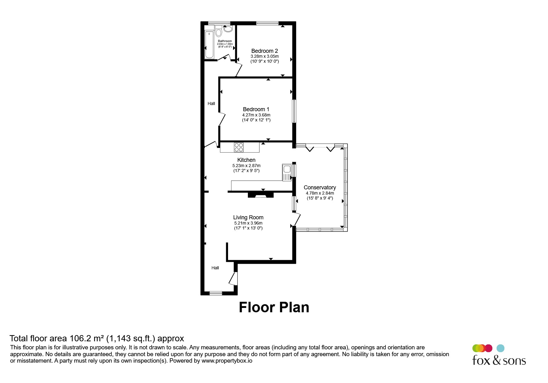55, Harebeating Crescent, Hailsham floorplan