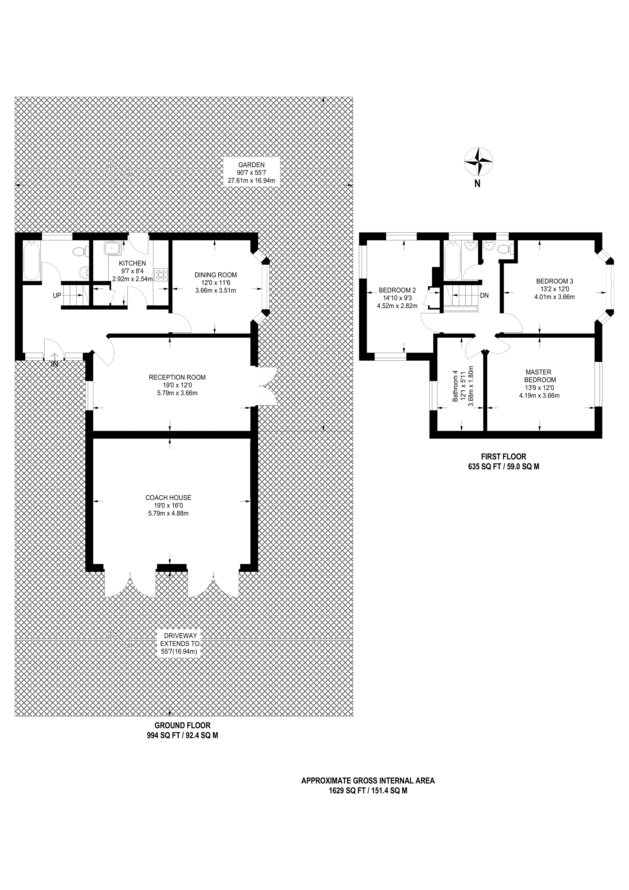 4 Bedrooms Detached house for sale in Springfield Road, Wallington SM6