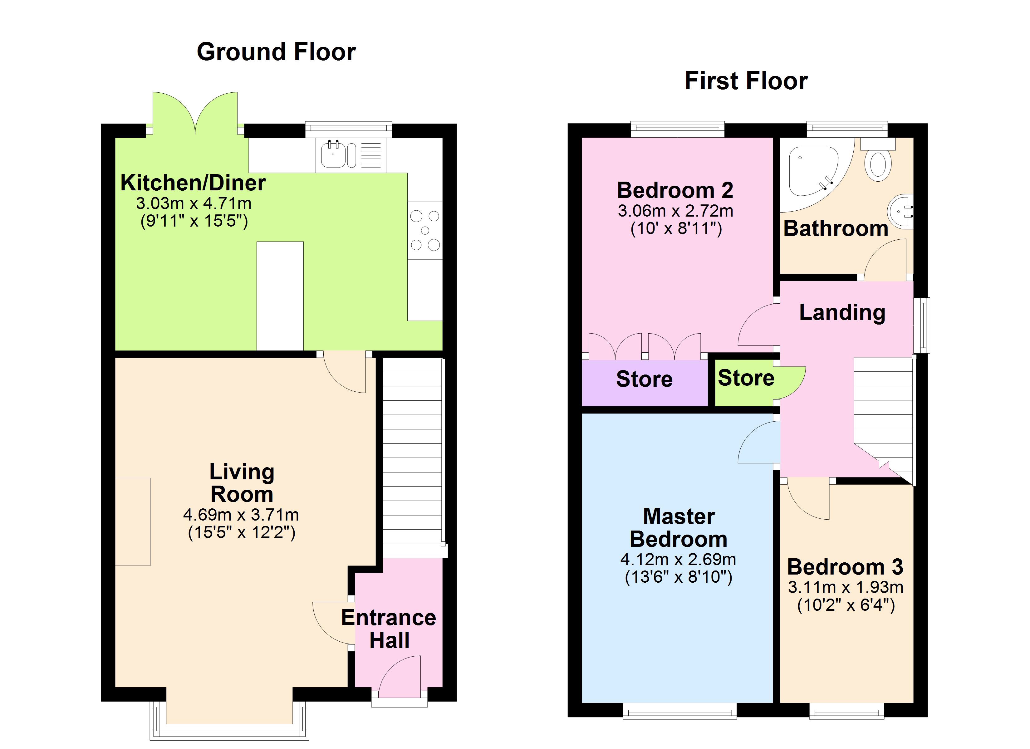 3 Bedrooms Semi-detached house for sale in Hillside Road, Blidworth, Mansfield NG21