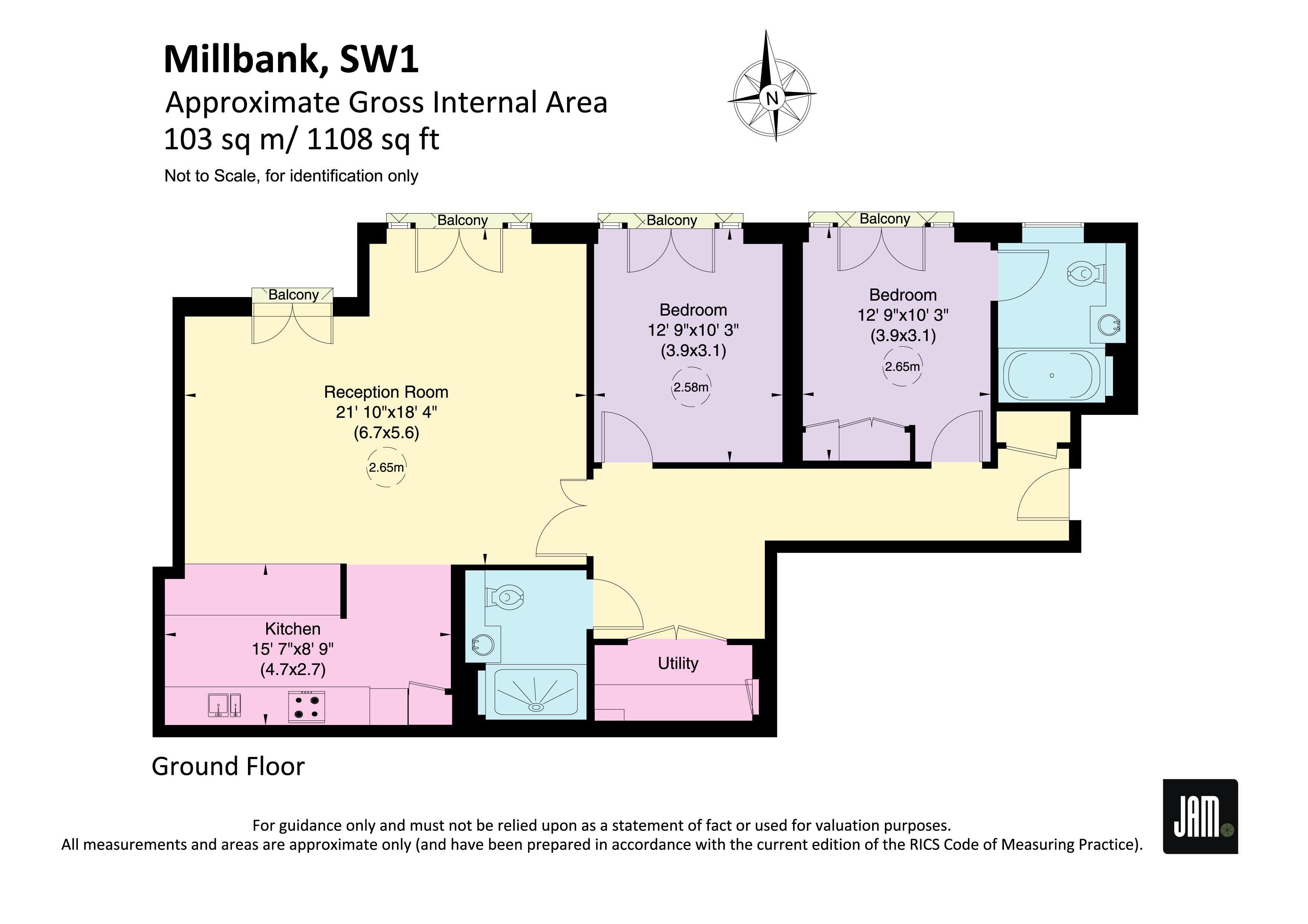 9 Millbank, London floorplan