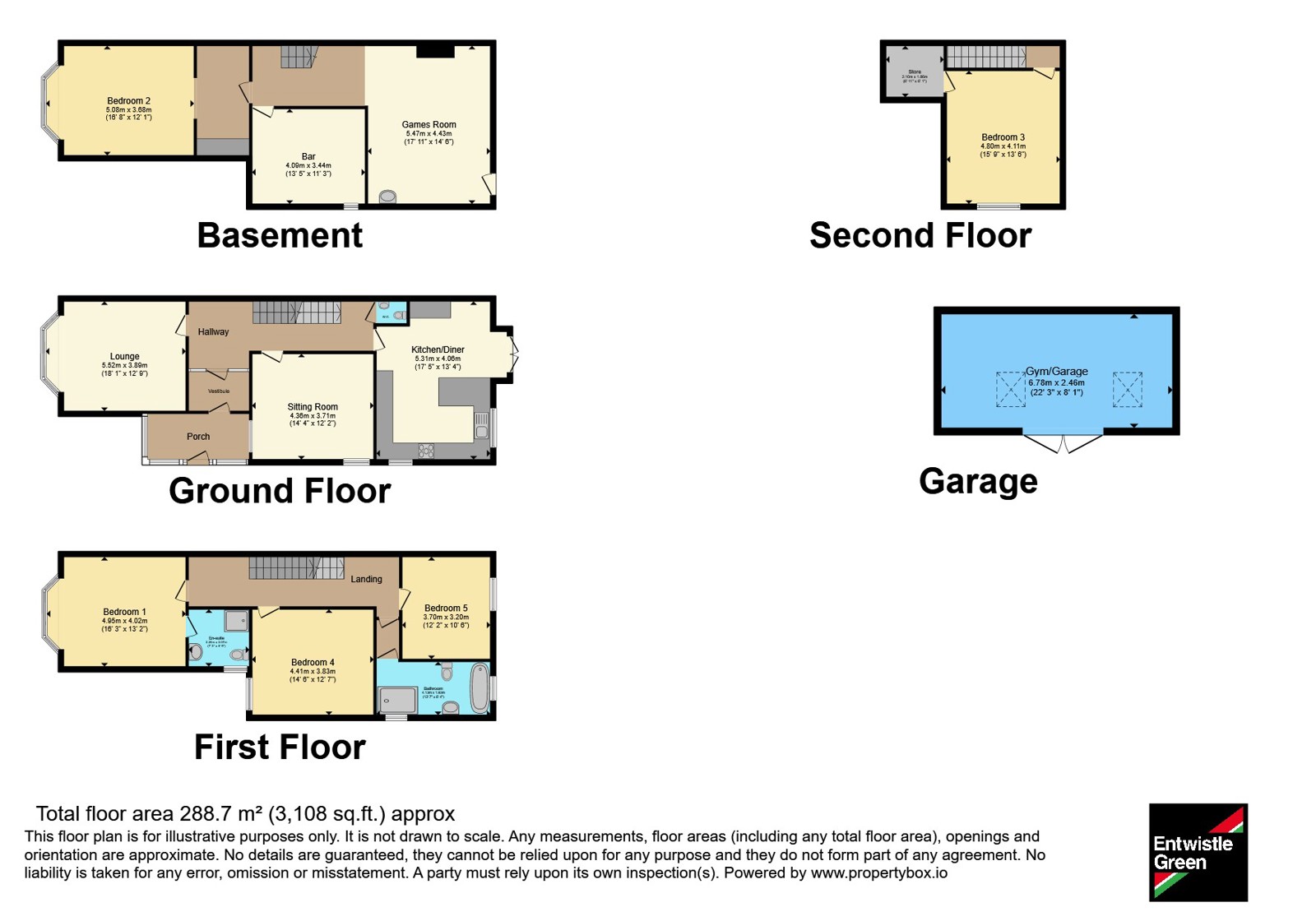 St. Leonards Road West, Lancashire floorplan