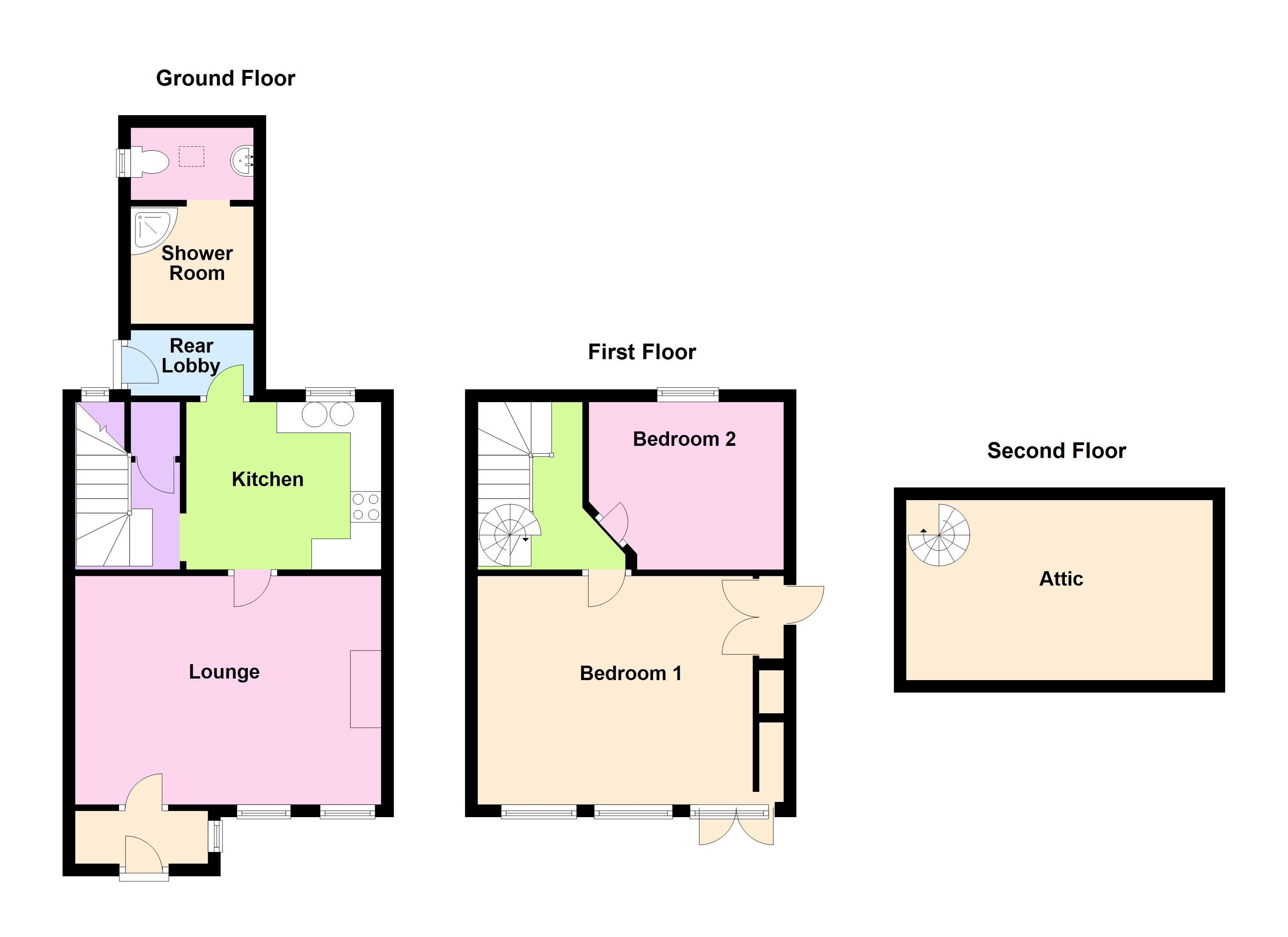 2 Bedrooms Terraced house for sale in Station Road, Renishaw, Sheffield S21