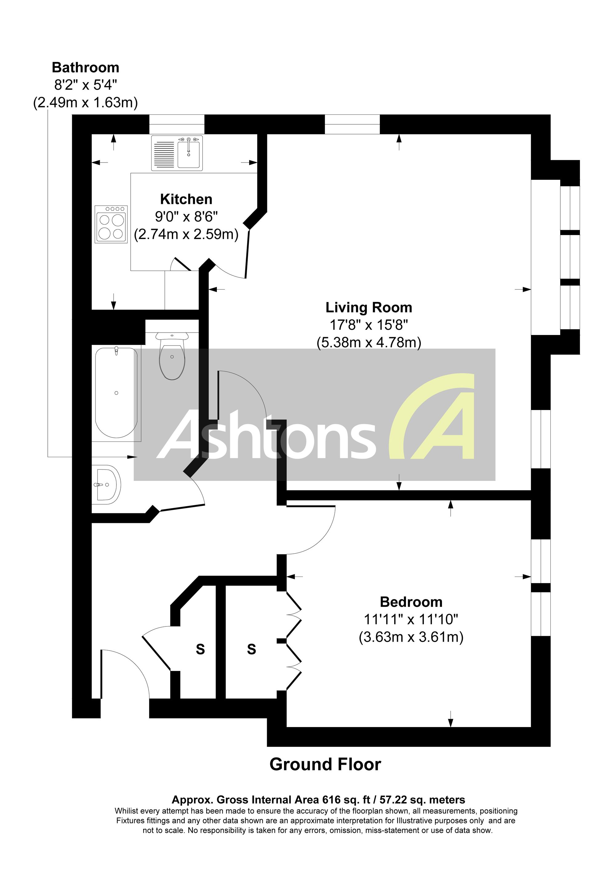 Apt 12, The Pines Hampton Court Way, Widnes floorplan