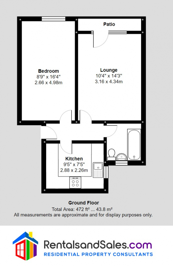 1 Bedrooms Flat to rent in Alexandra Road, London SW19