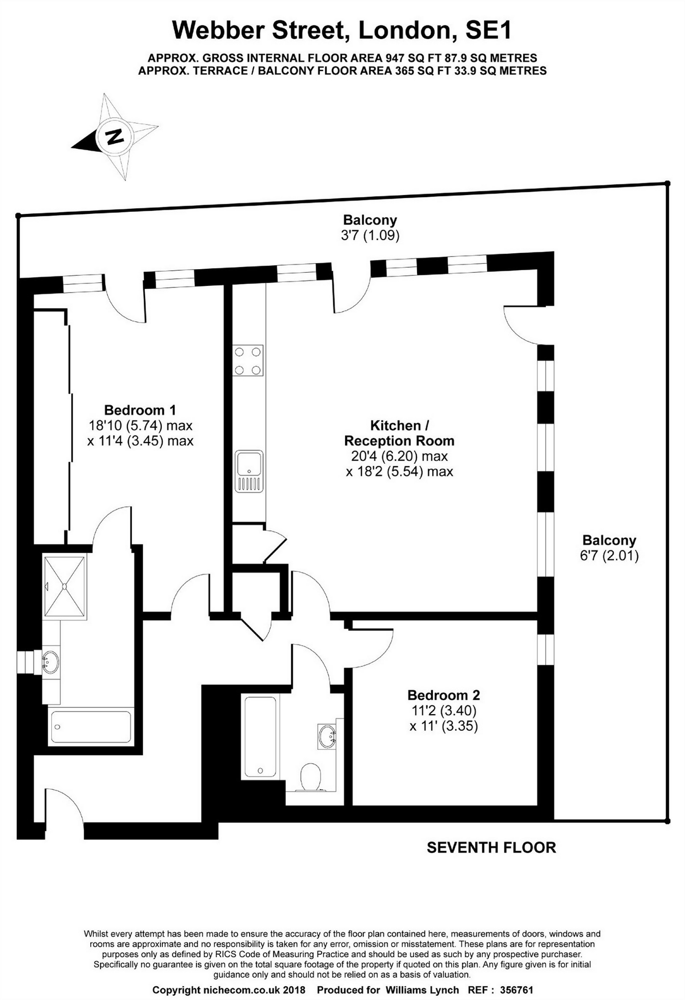 2 Bedrooms Flat for sale in 130 Webber Street, London SE1