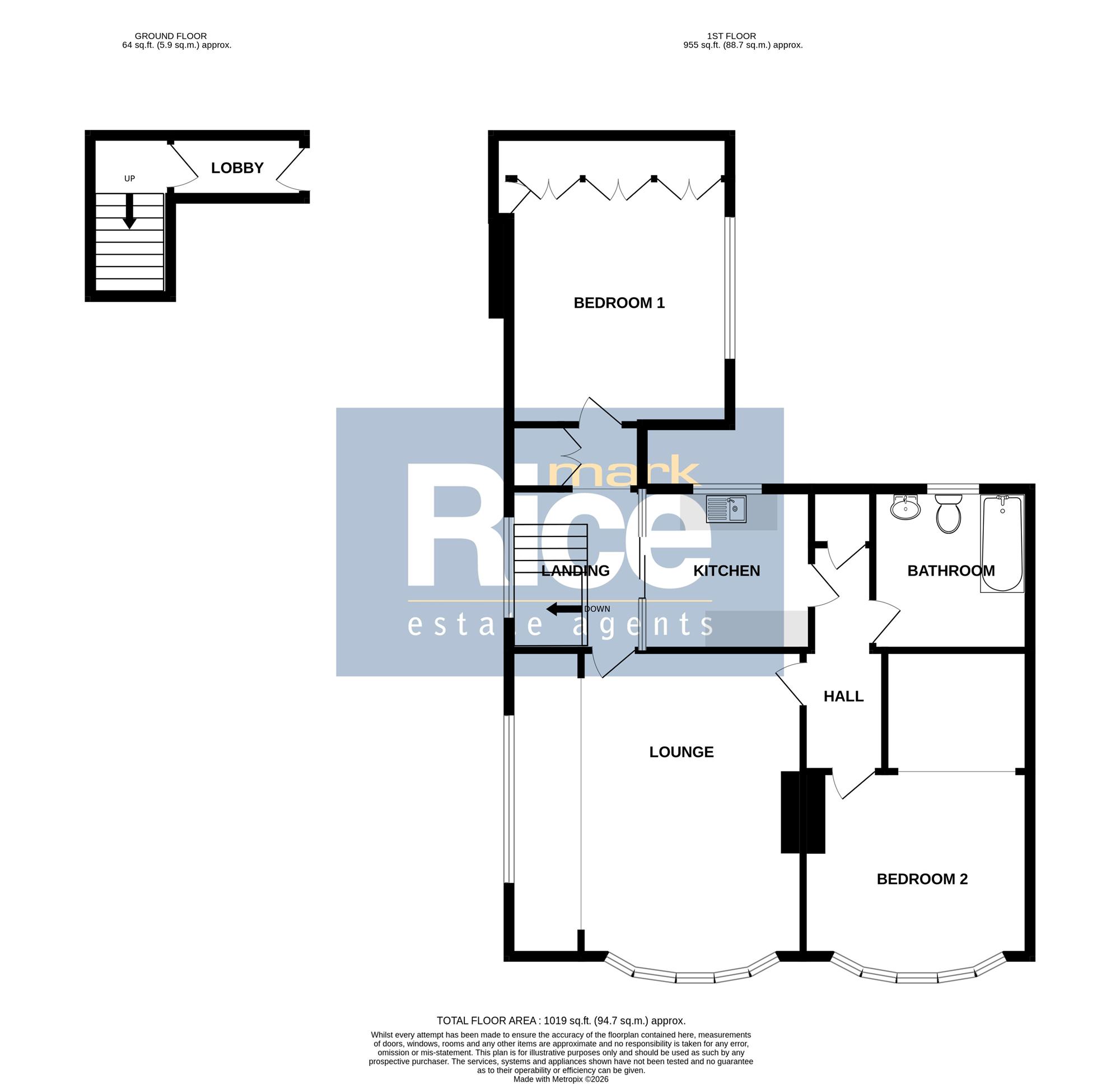 83-85, Southgate, Sleaford floorplan