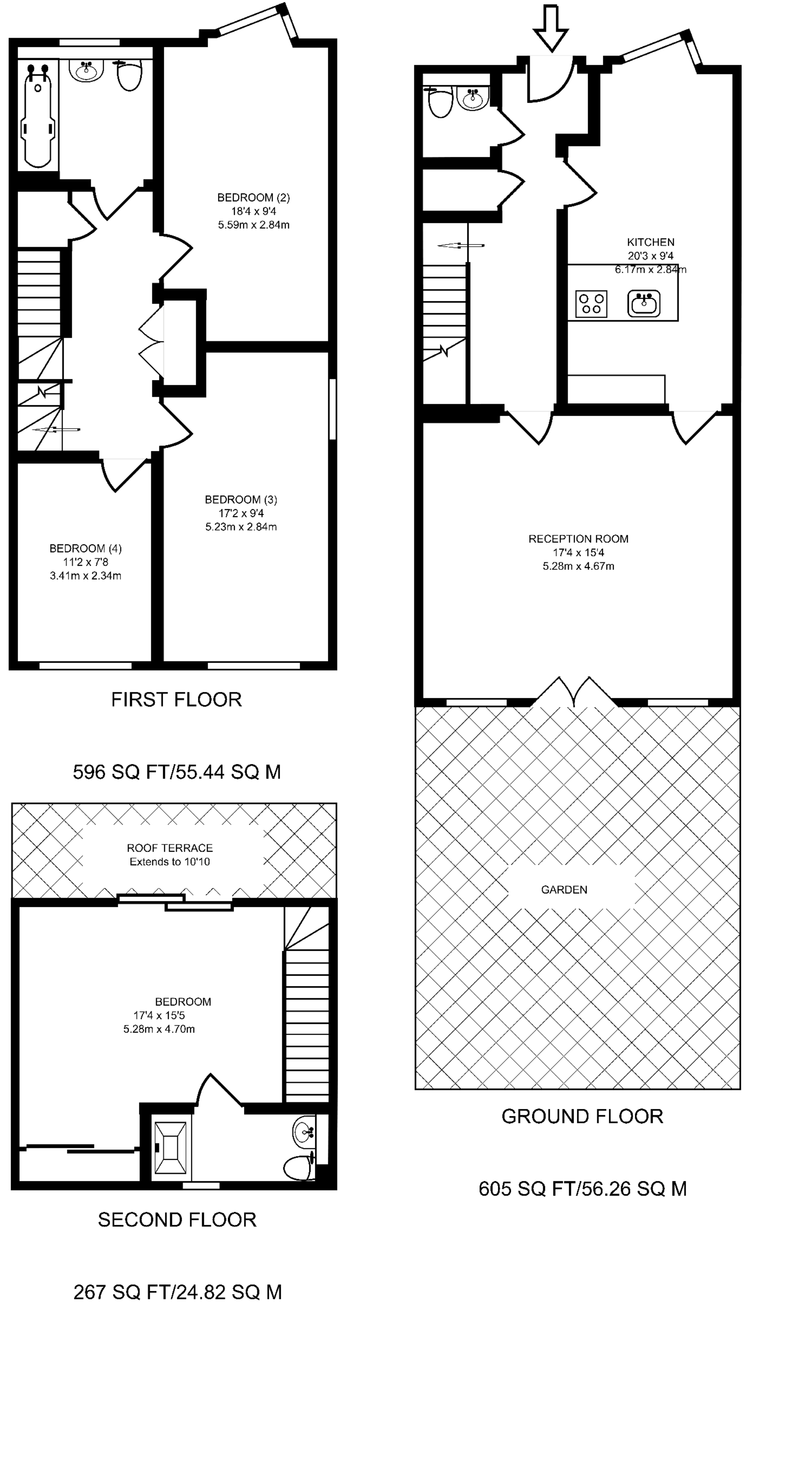 Woodland Crescent, Greenwich floorplan